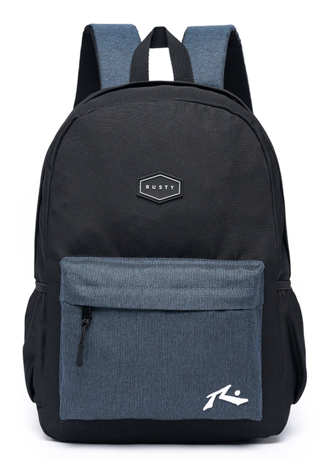 Vista principal Mochila Rusty Escolar Faculdade Notebook Rusty preto