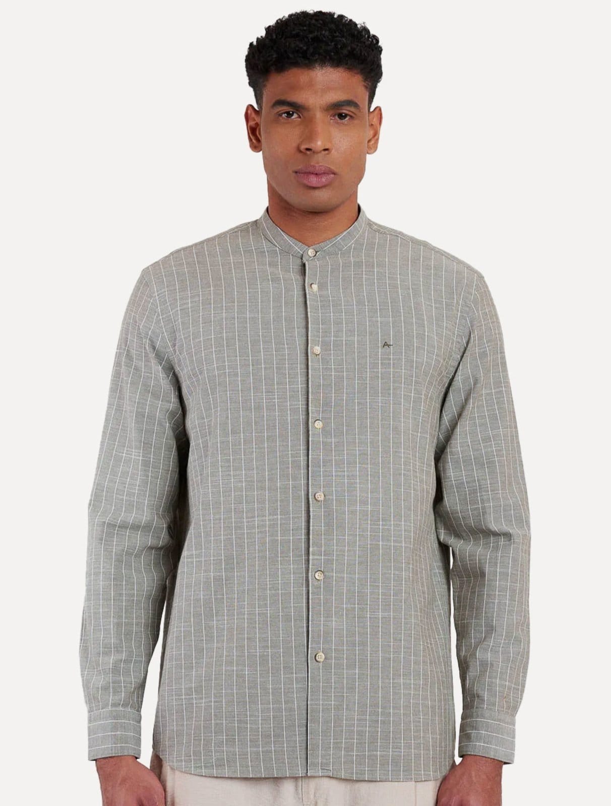 Camisa Aramis Masculina Regular Gola Padre Listras