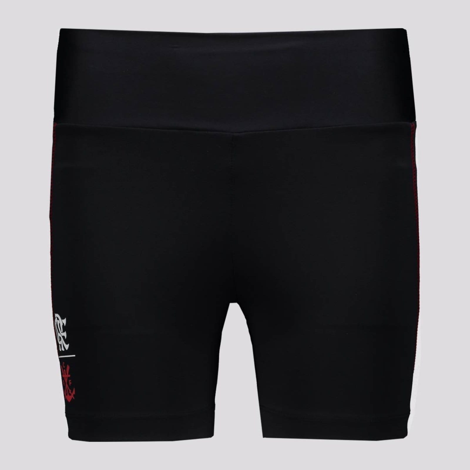 Vista 2 Bermuda Flamengo Viço Feminina Preta braziline preto
