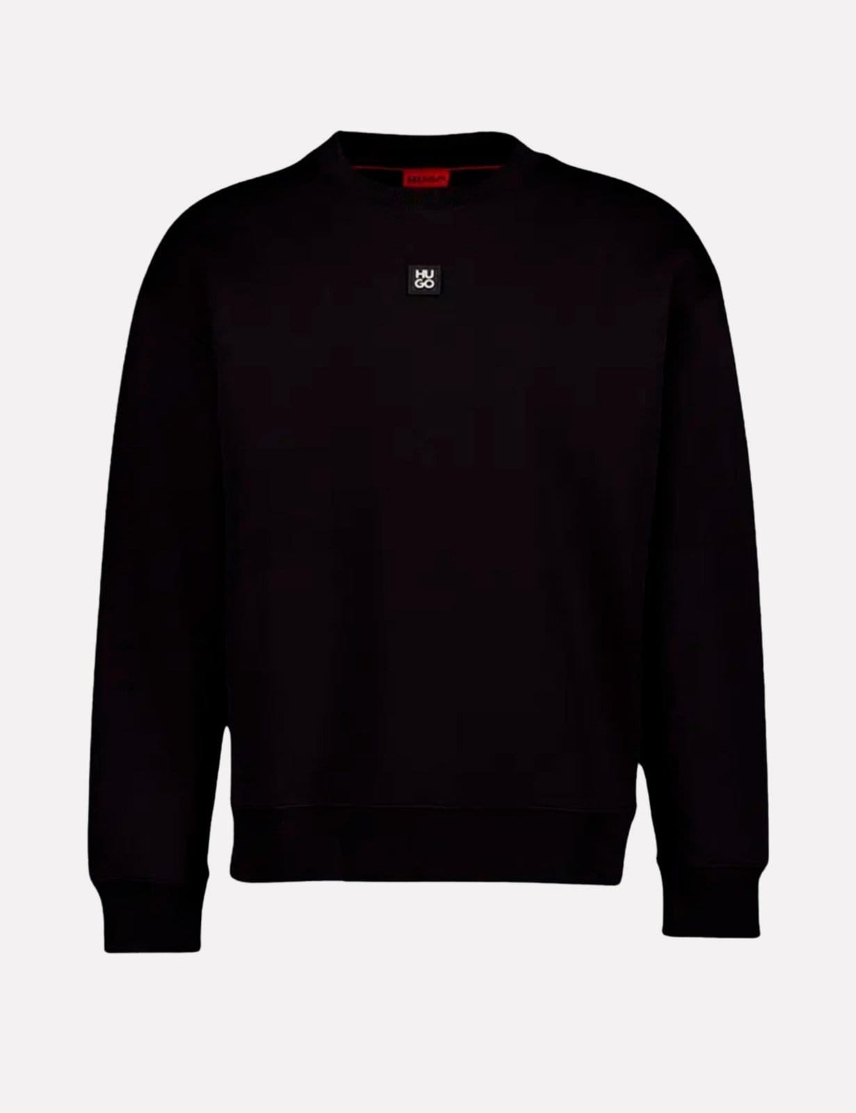 Vista 2 Blusa Hugo Boss Masculina Moletom Regular Dettil Preta Hugo Boss preto