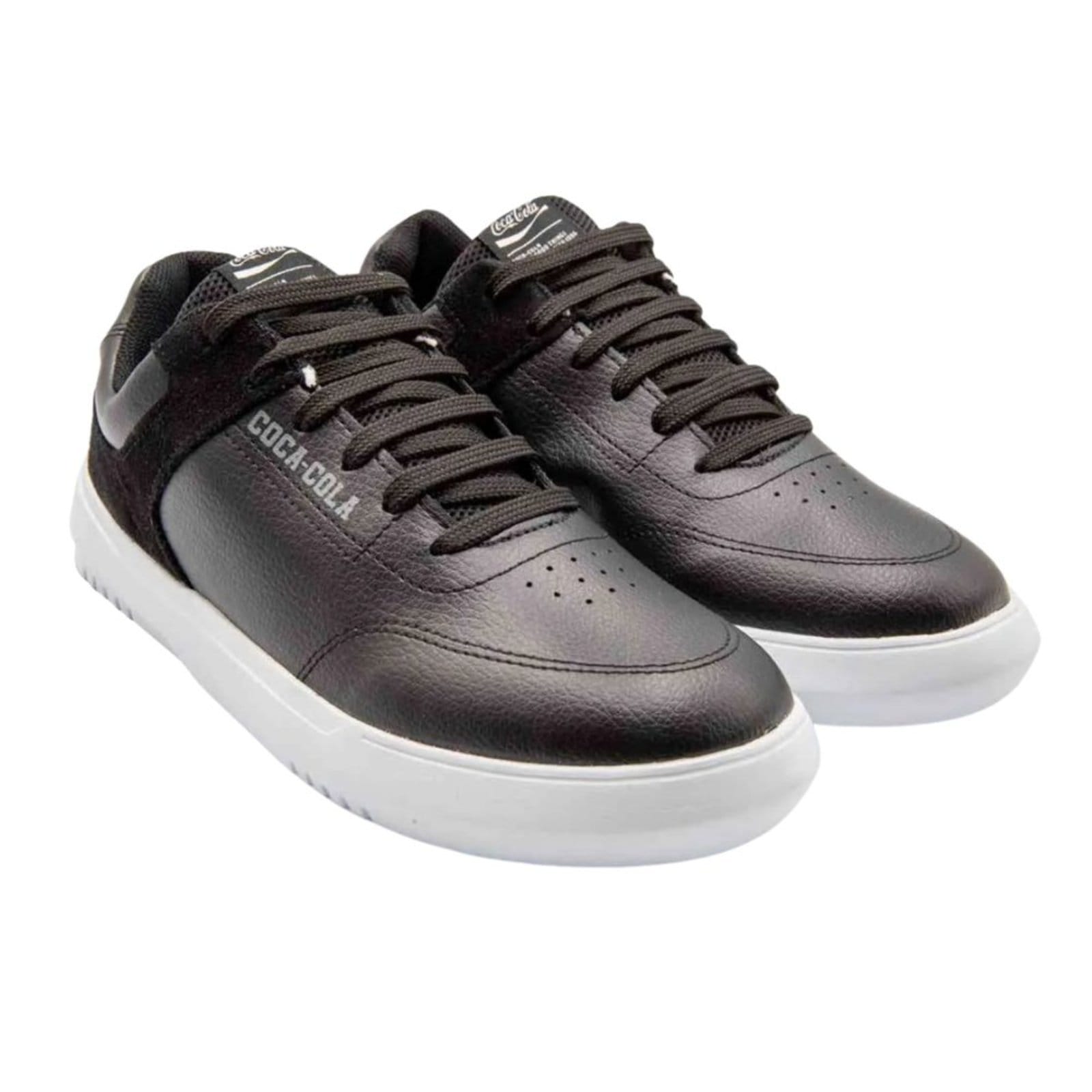 Vista 2 Tênis Coca Cola Drift Town Masculino Coca-Cola preto
