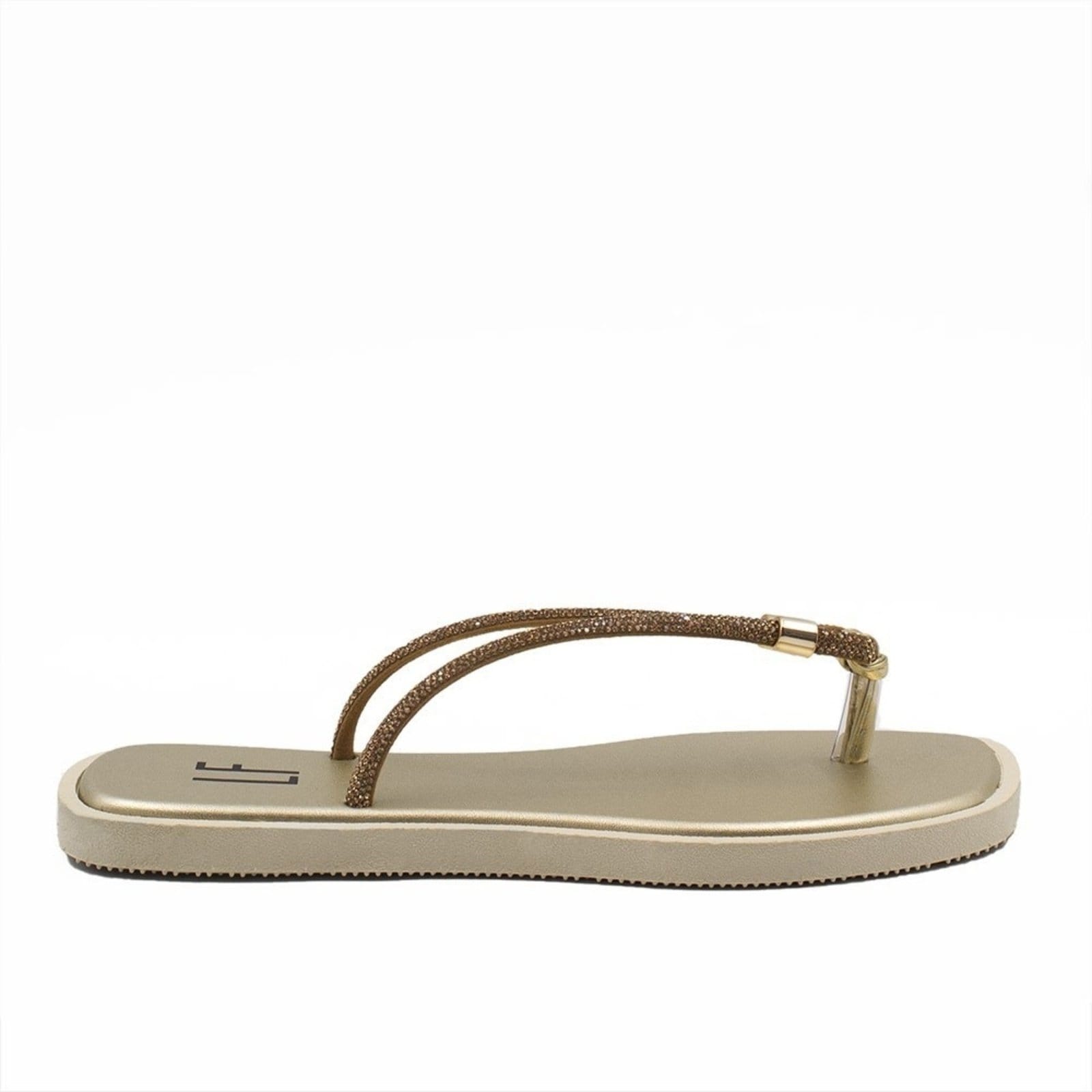 Chinelo Zatta Brilho Dandara Dourada