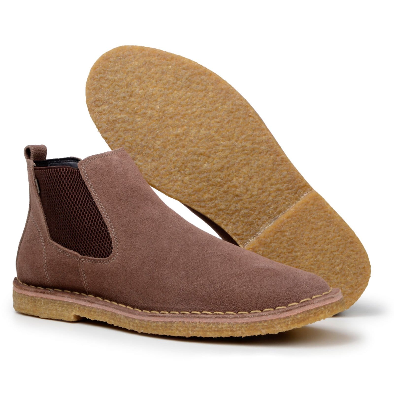 Bota Chelsea Botina Masculina Camurça Confortável Solado Latéx