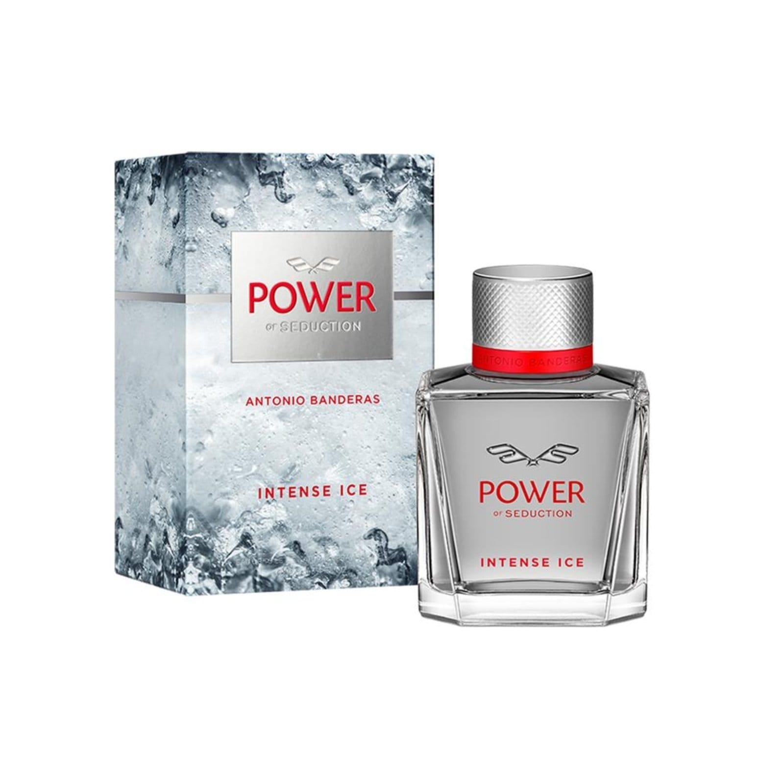 Vista 2 Banderas Power Of Seduction Intense Ice EDT Perfume Masculino Banderas incolor