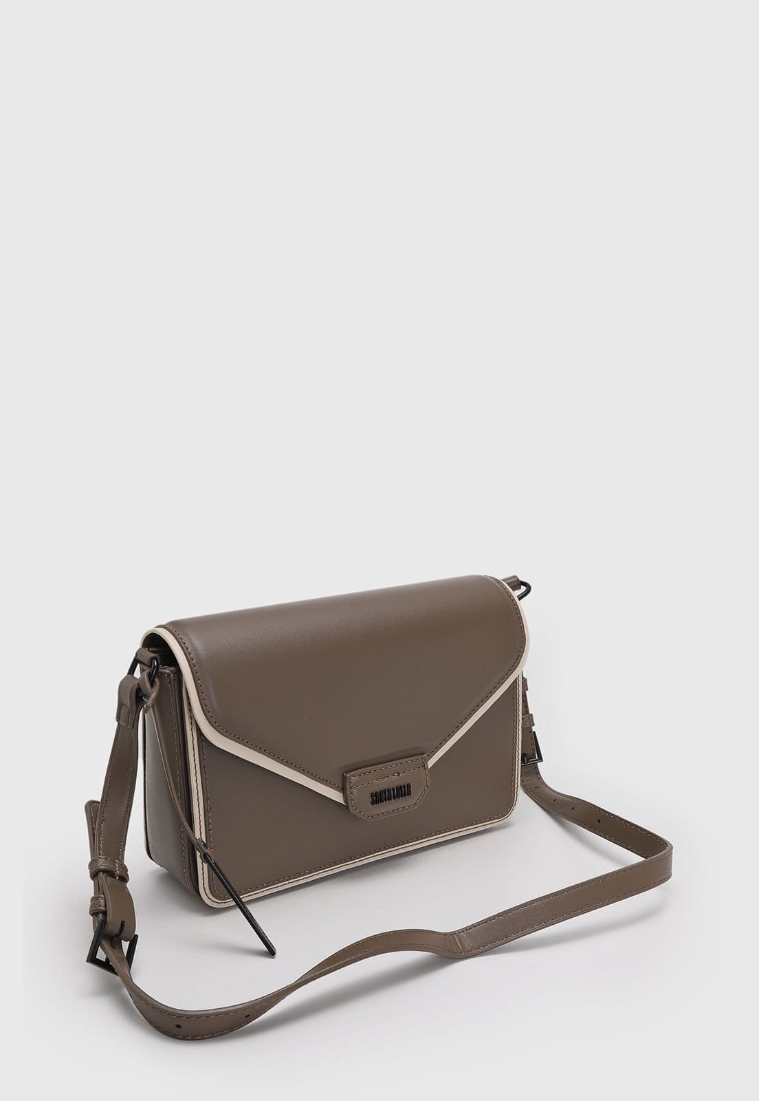 Vista 2 Bolsa Feminina Santa Lolla Detalhe Viés Santa Lolla marrom