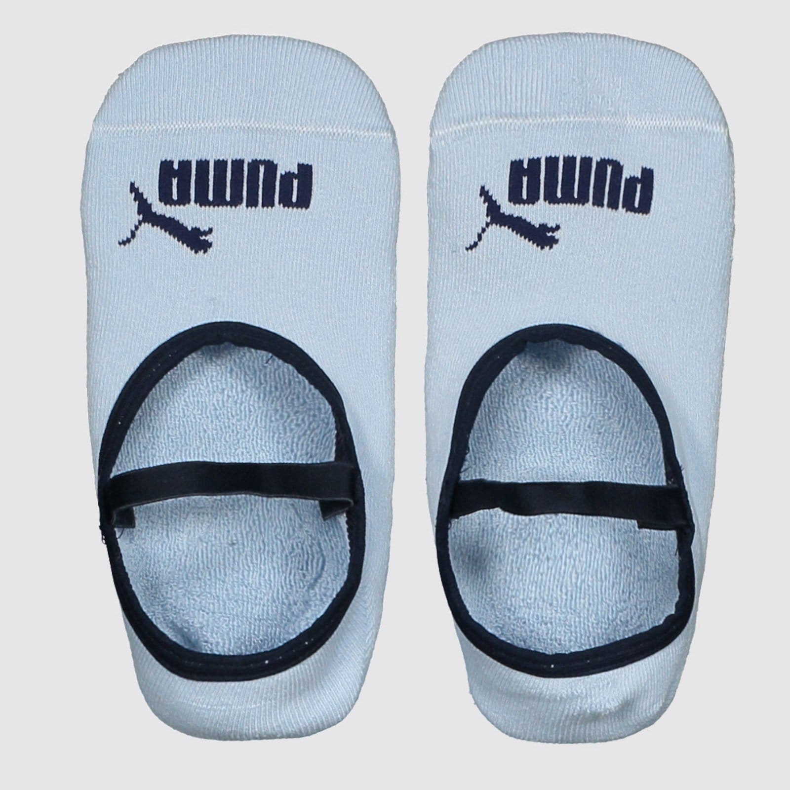 Meia Puma Pilates Feminina Claro e Marinho - 2