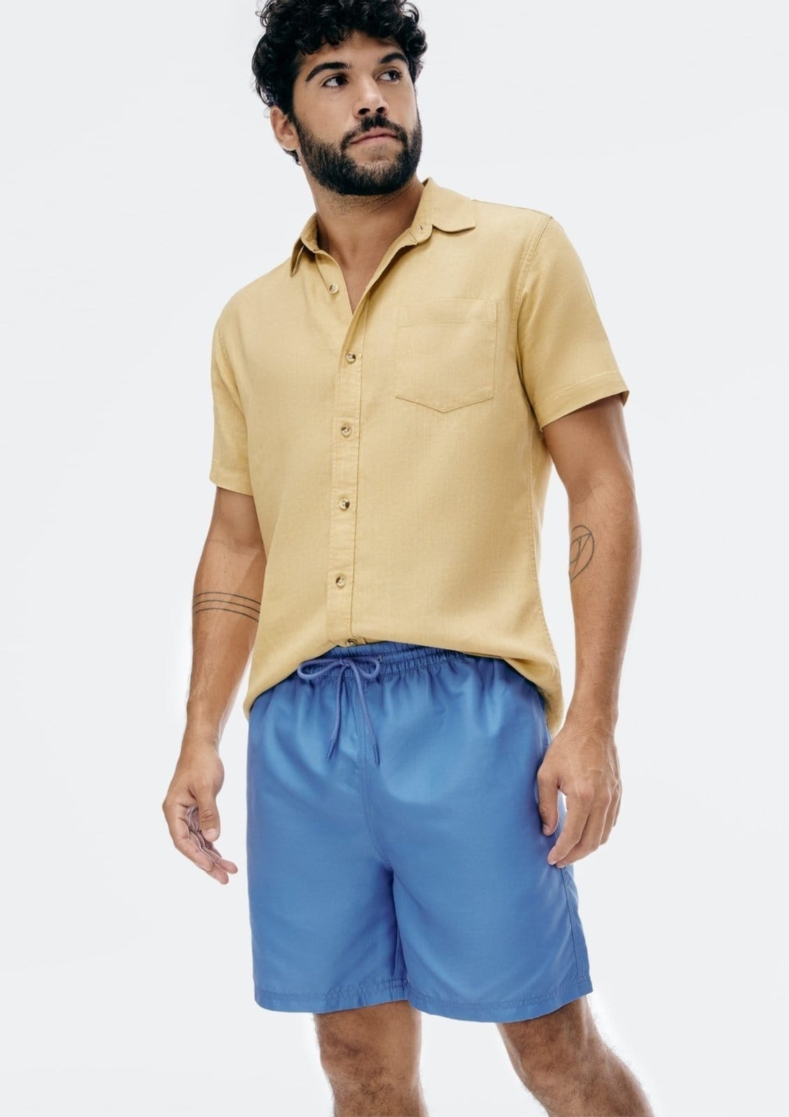 Shorts Praia Básico Masculino