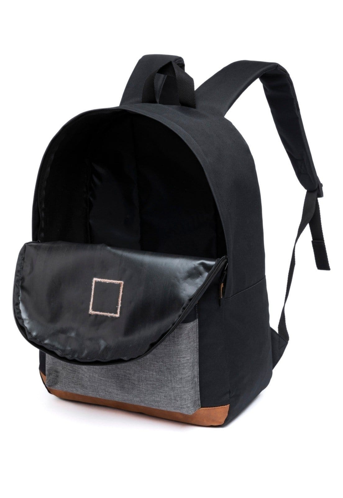 Vista 2 Mochila Faculdade Volcom Bolsa Escolar Resistente Volcom preto