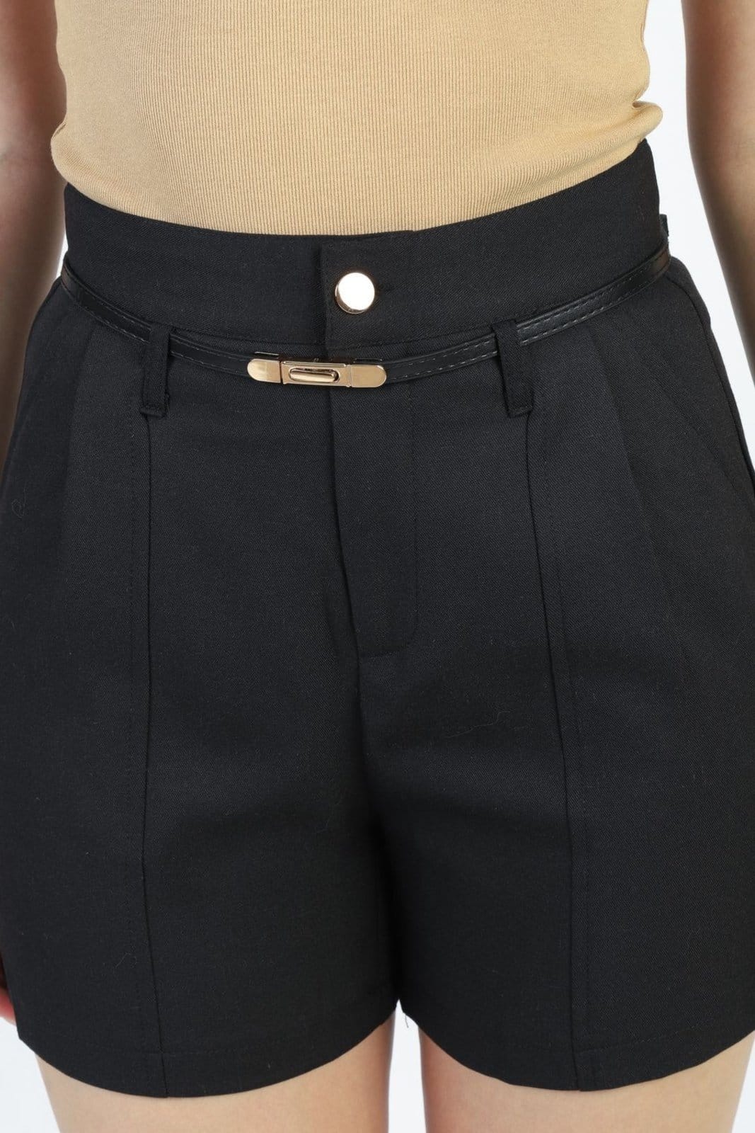 Vista 2 Shorts Alfaiataria Linho Misto M Gazzy preto