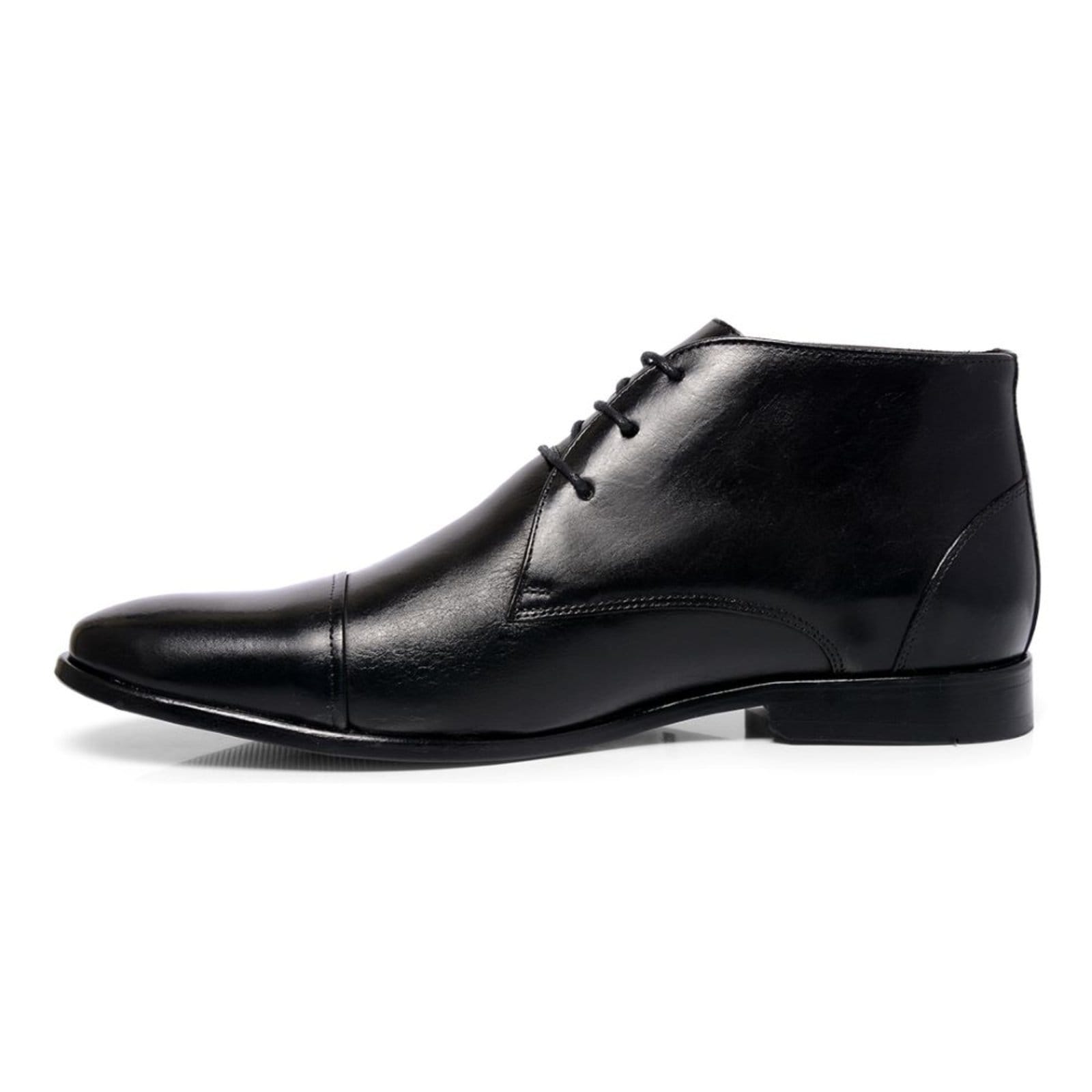 Bota Masculina Social Anna Andrade Couro Sapato Brogue Cano Médio Estilo Italiano Casual - 2