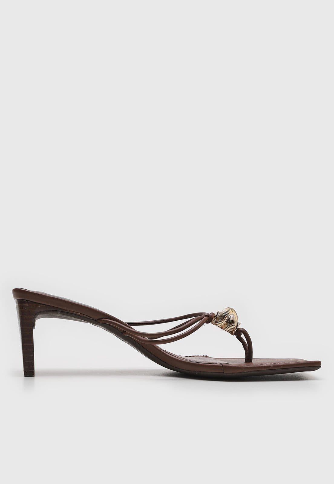 Vista 2 Tamanco Santa Lolla Detalhe decorativo Santa Lolla marrom