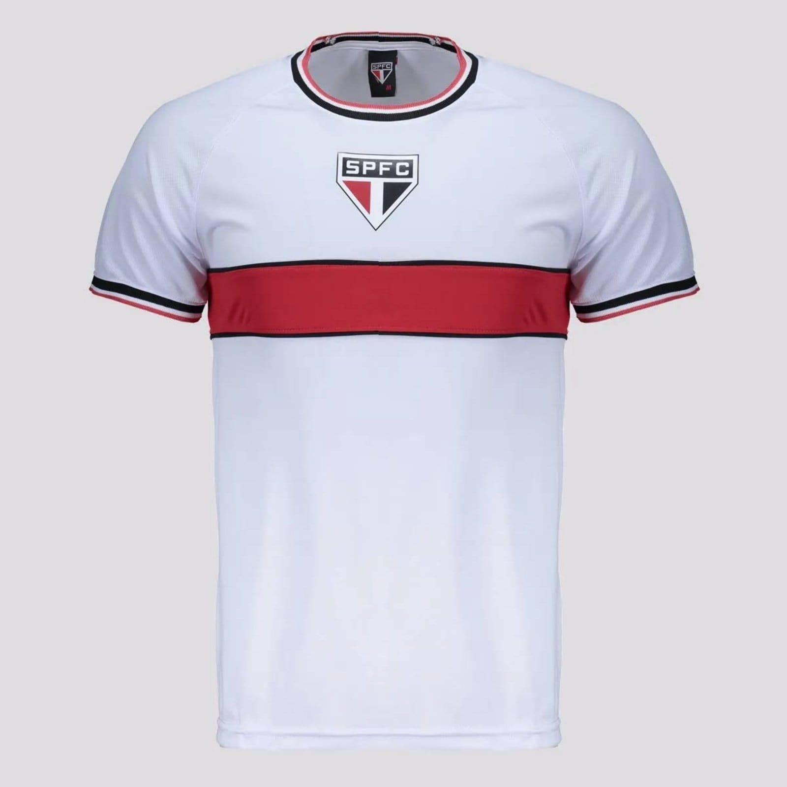 Vista 2 Camisa São Paulo Block 9 Calleri Branca SPR branco