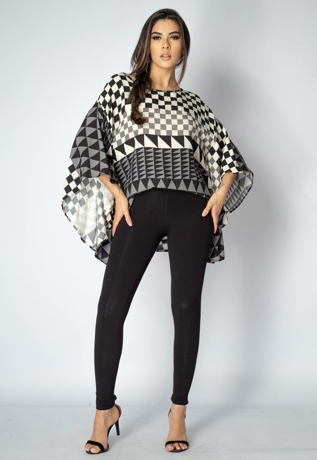 Vista 2 Calça Legging Quati Amazonia Vital Malha Preta Amazonia Vital preto