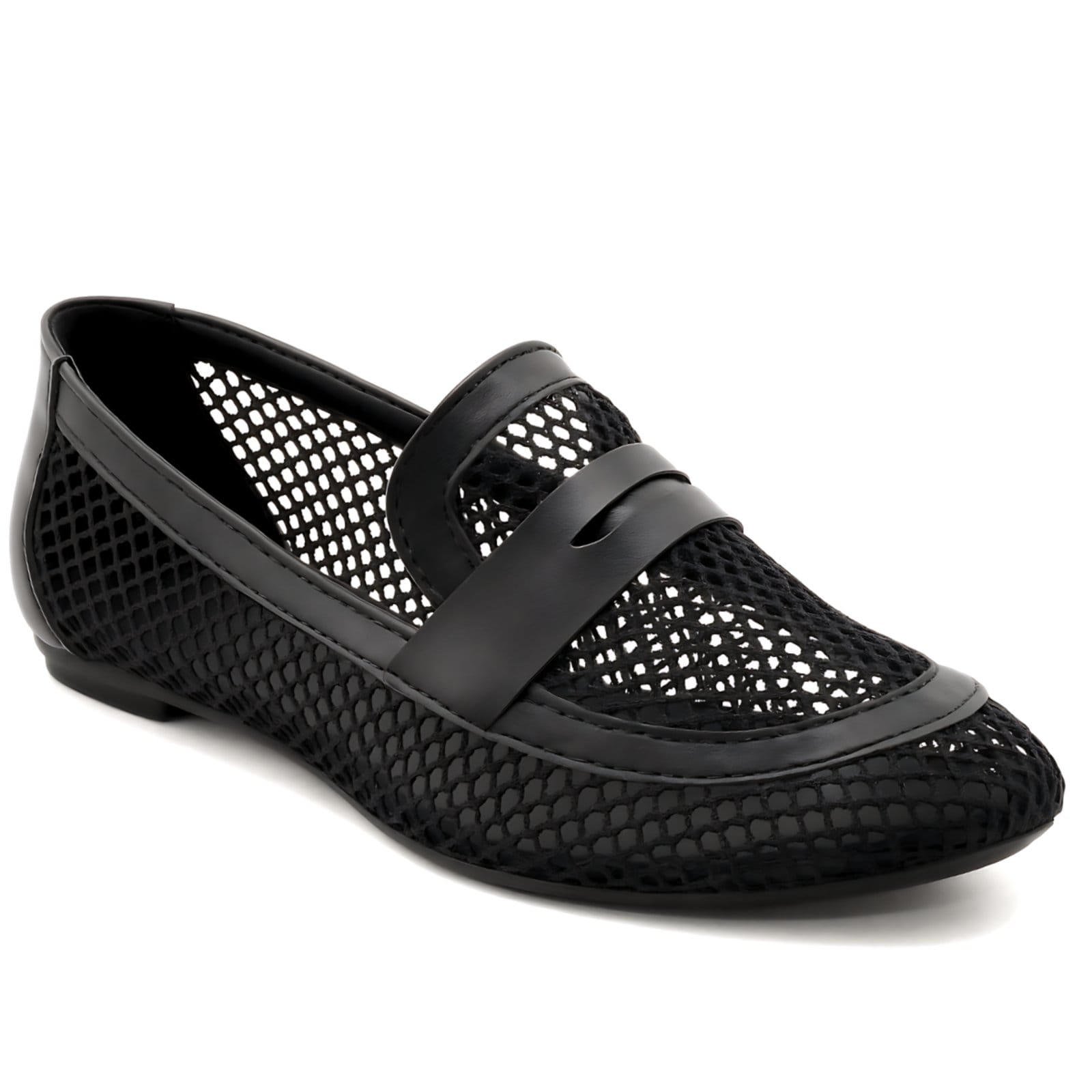 Mocassim Feminino Em Redinha Vazado Sapato Fechado Loafer Clássico 5403