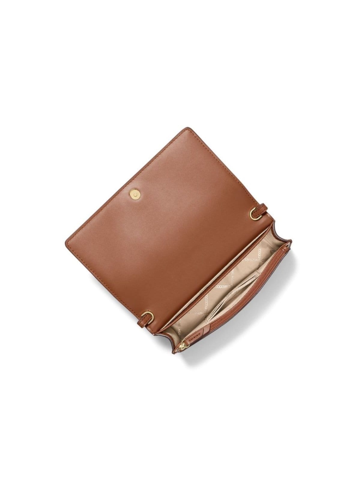 Vista 2 Bolsa Transversal Jet Set Média De Couro 32T4gj6c2l230 Michael Kors caramelo