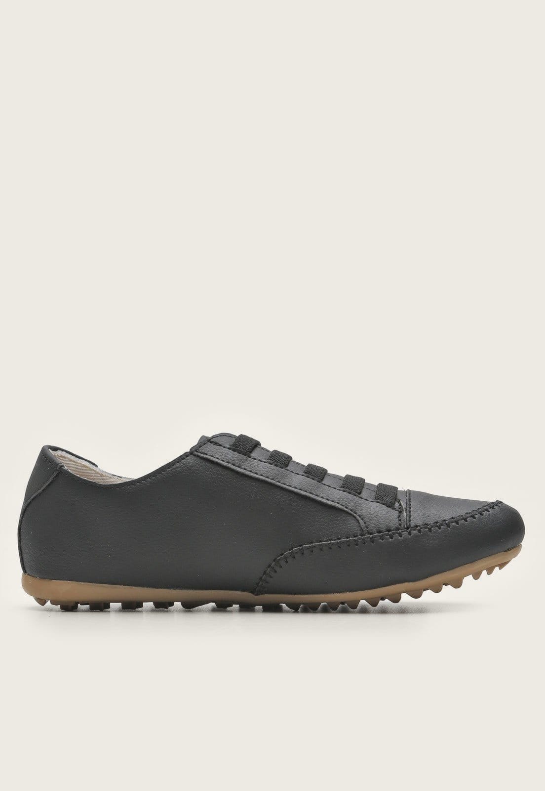 Vista 2 Tênis Sapatênis Feminino Casual Com Zíper Confort ROMEU E JULIETA SHOES preto