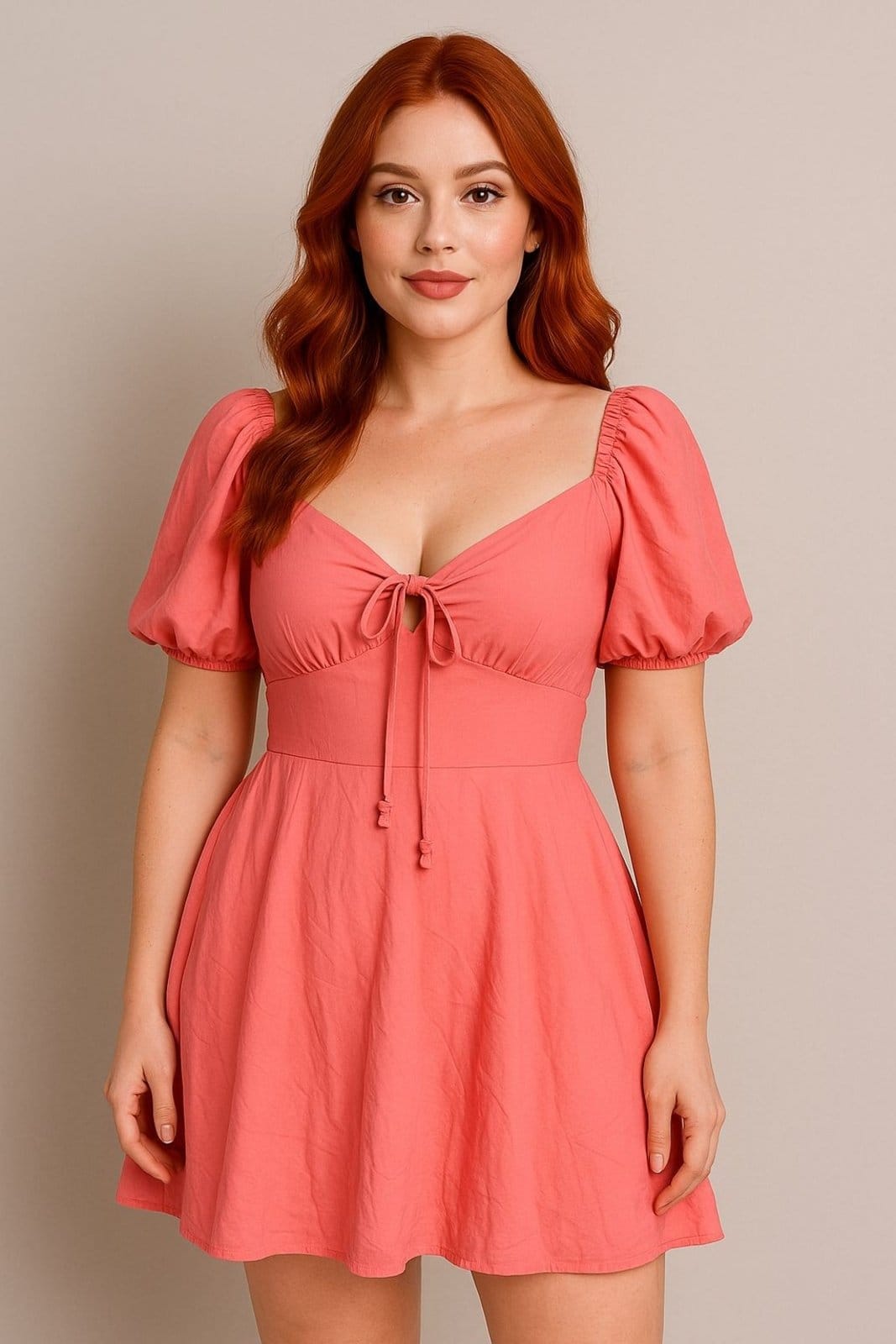 Macaquinho Romântico com Mangas Bufantes