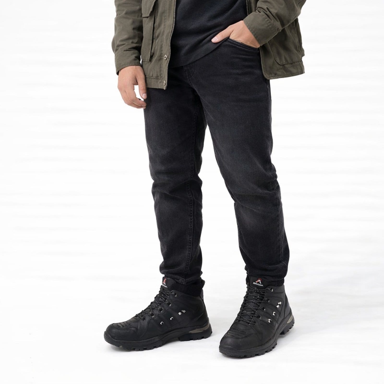 Coturno Masculino Adventure Motociclista Antiderrapante Confortavel Preta