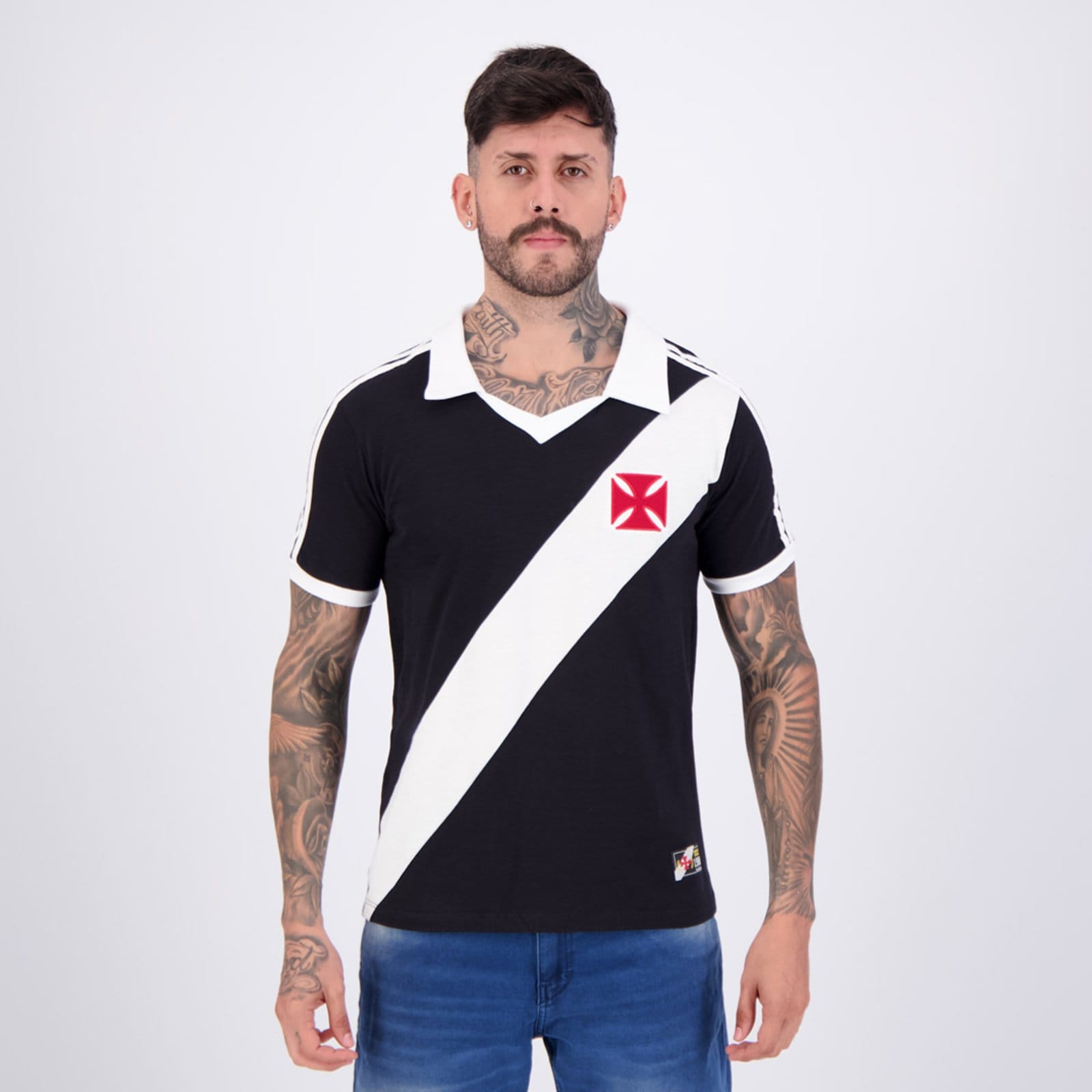 Camisa Vasco Retrô 1988 Preta