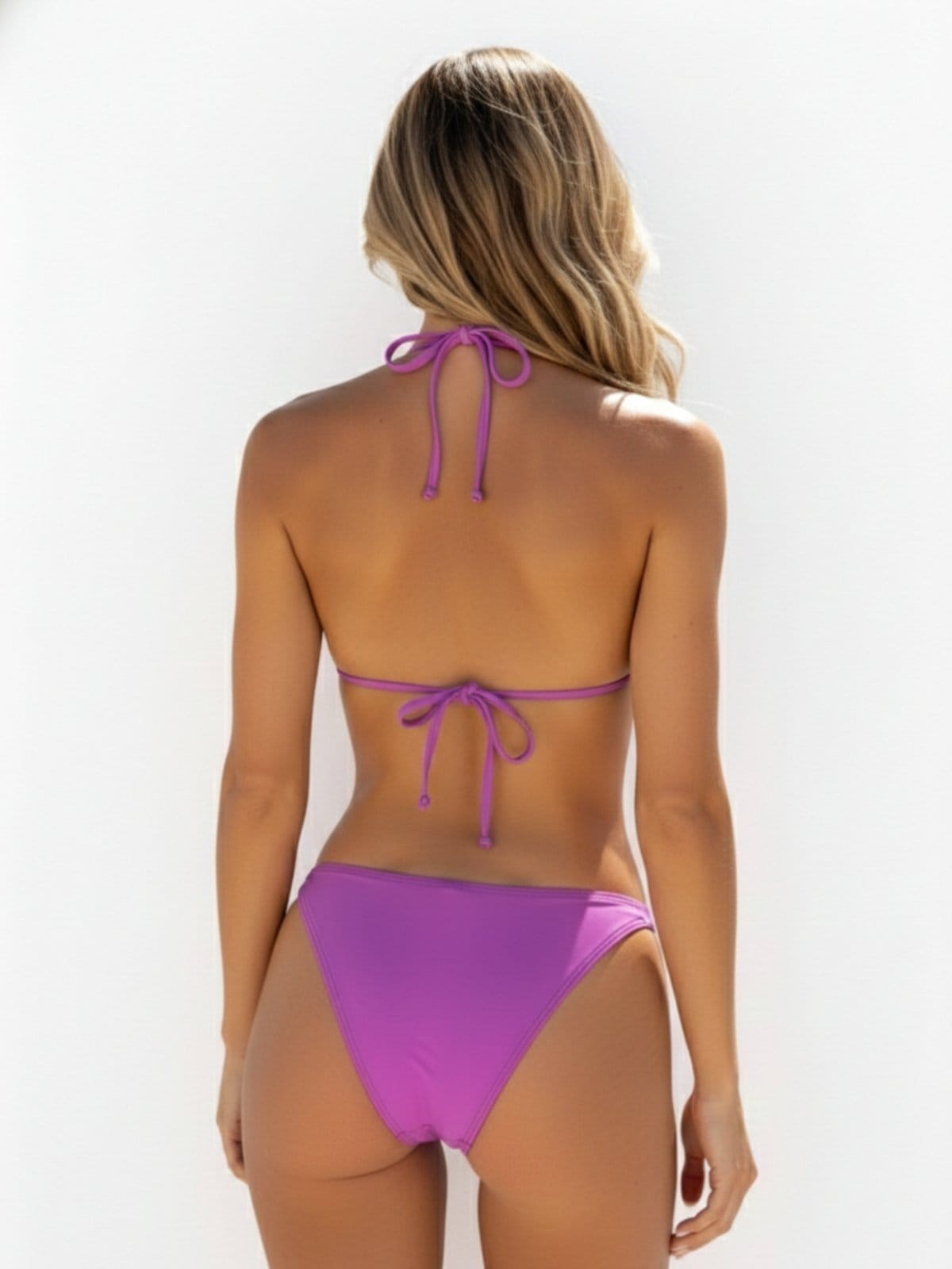 Vista 2 Conjunto Biquíni 'lev Cortininha Gypsy M'Lev lilás