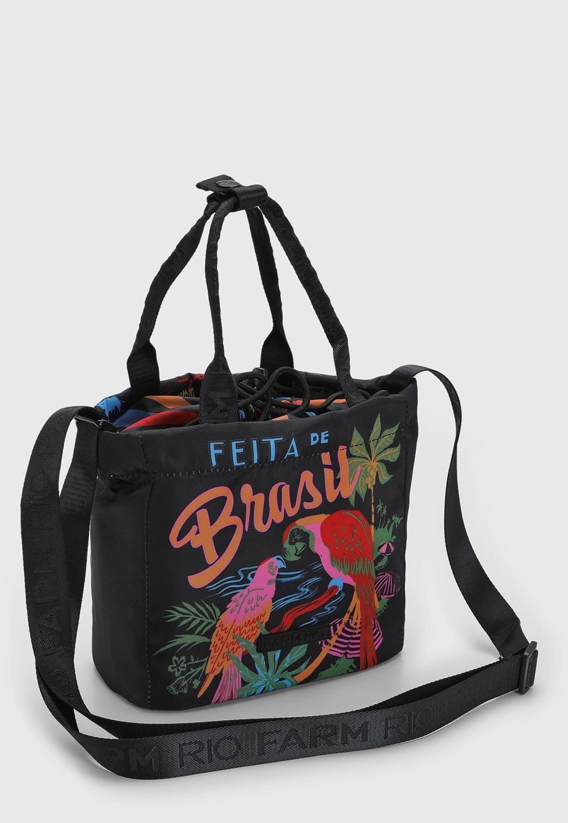 Vista 2 Bolsa Térmica Feminina FARM Ziriguidum Max Preta FARM preto