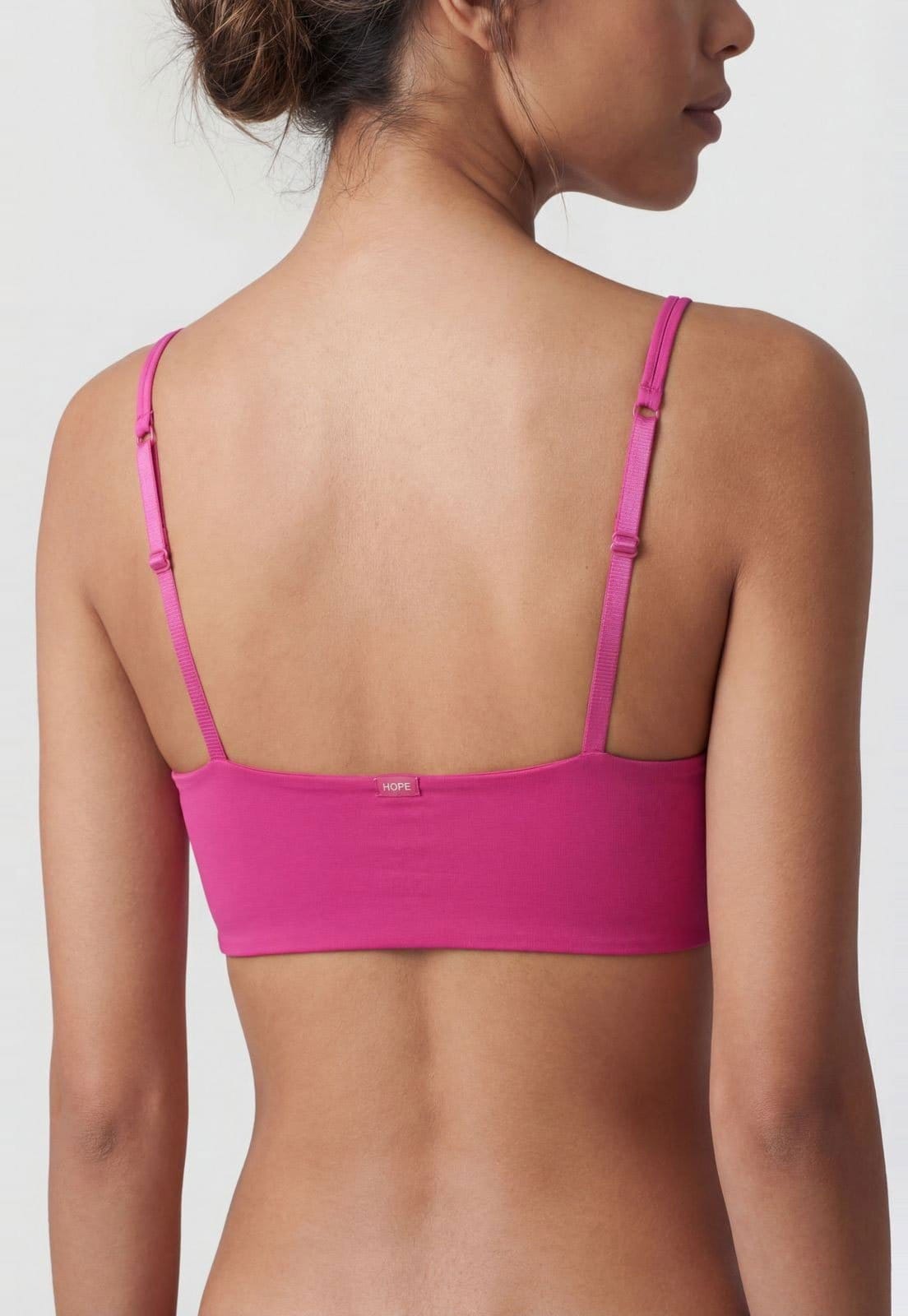 Vista 2 Top Feminino Hope Microfibra Bojo Removível Hope rosa