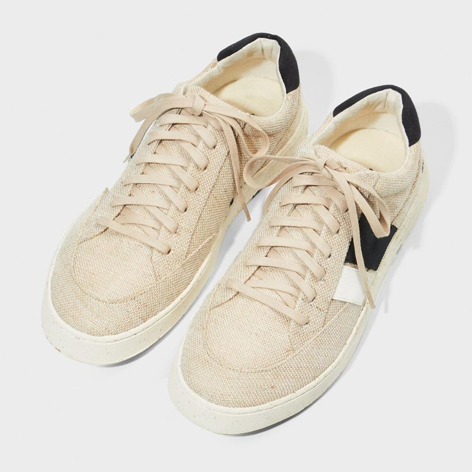 Vista 2 Tênis Osklen Jute AG Sneaker Masculino Natural/Preto/Cru Osklen bege natural