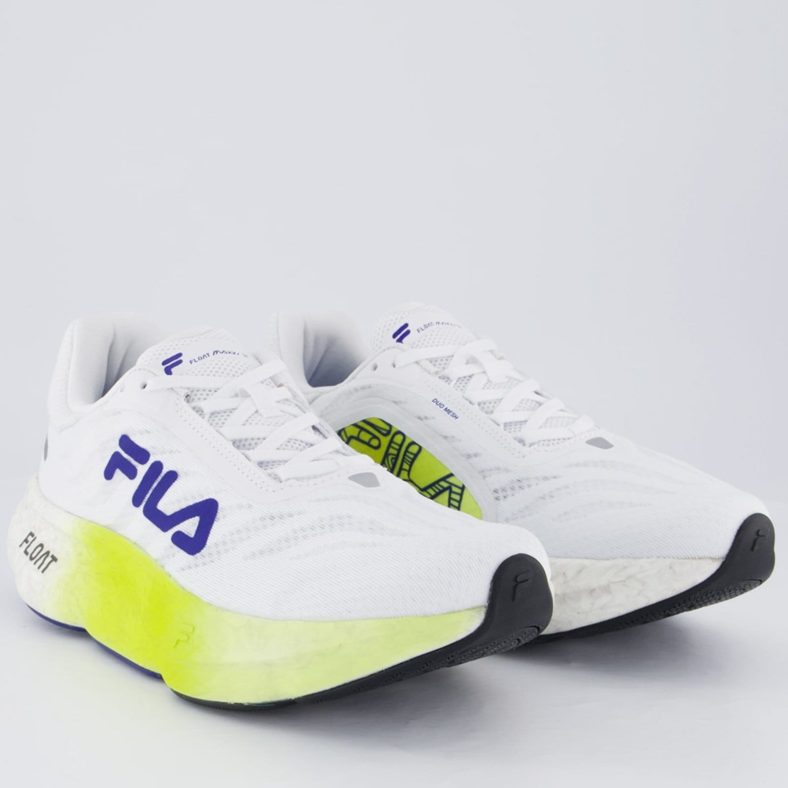 Vista 2 Tênis Fila Float Maxxi 2 Feminino Branco e Verde Fila branco verde