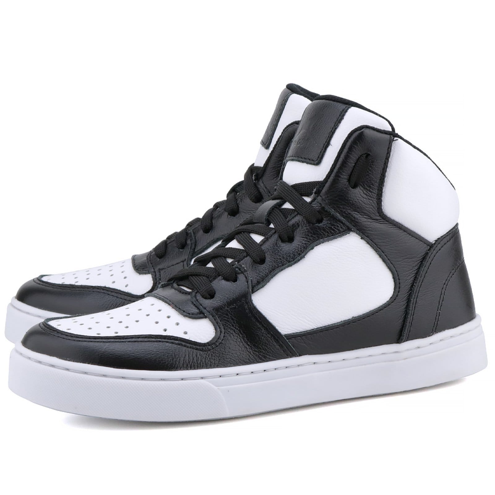 Vista 2 Bota Sneaker Mr. Gutt Casual com Mr. Gutt branco/preto