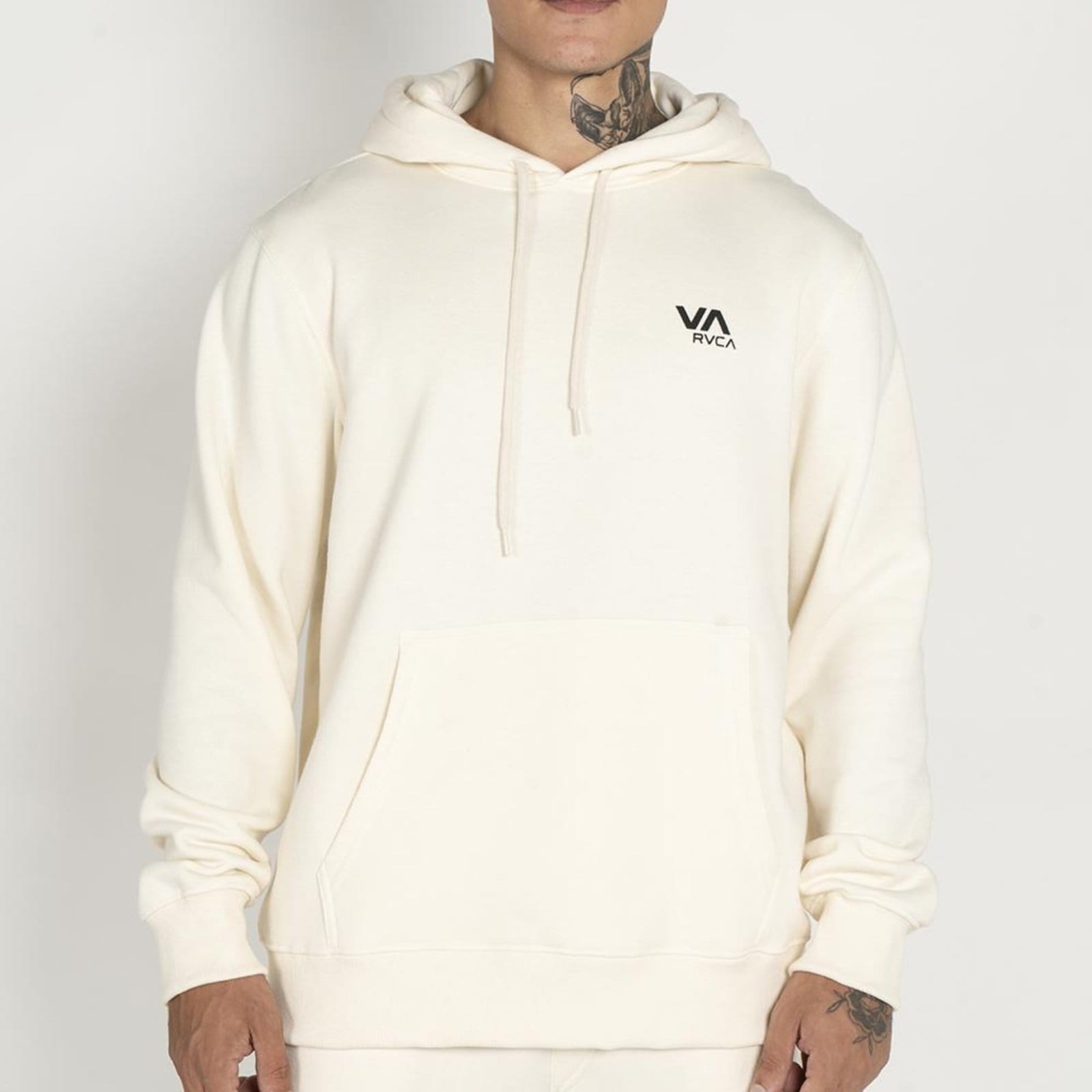 Moletom RVCA Canguru VA Essential 270G WT25 Off White