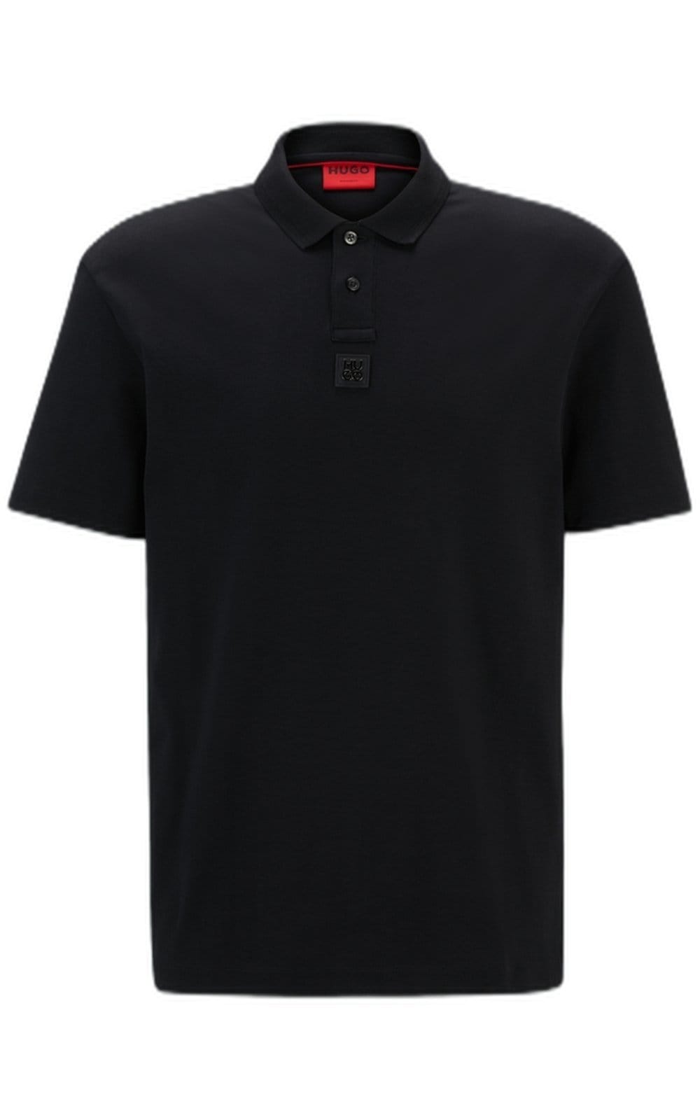 Camisa Polo De Algodão Interlock Com Logo Empilhado