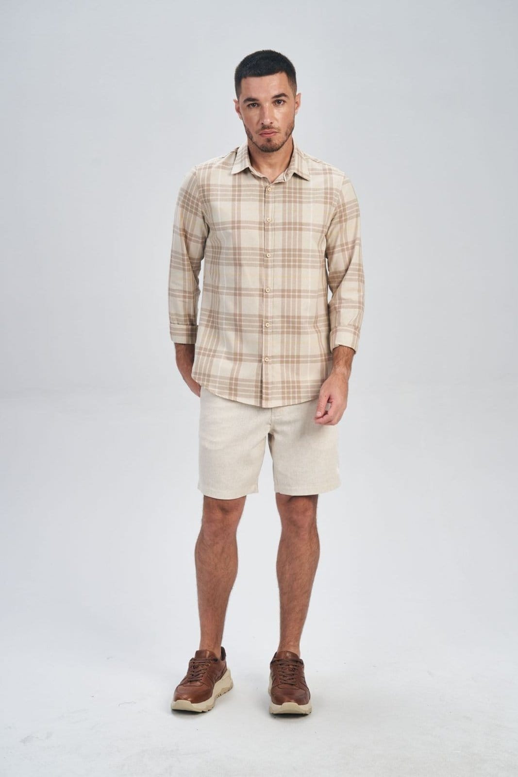 Camisa Xadrez Macro Masculina Acostamento