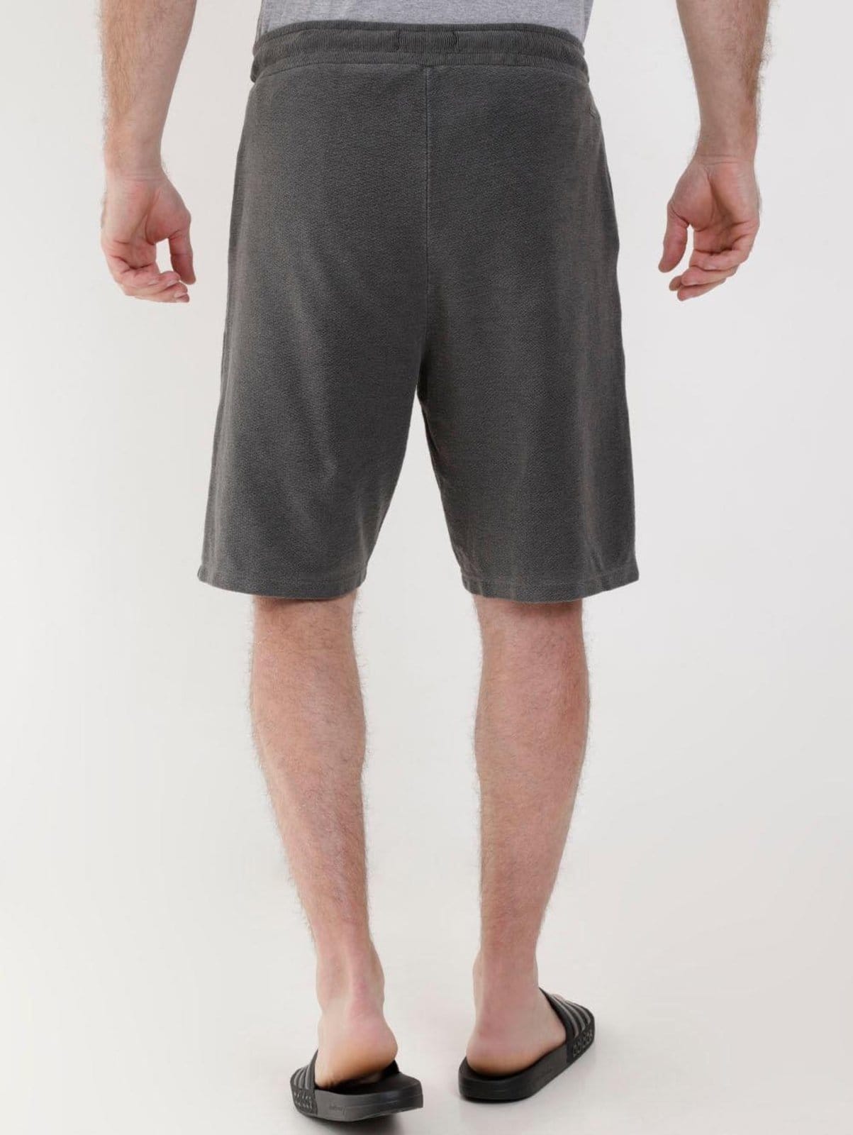 Vista 2 Bermuda Moletinho Elétron Masculina Elétron preto