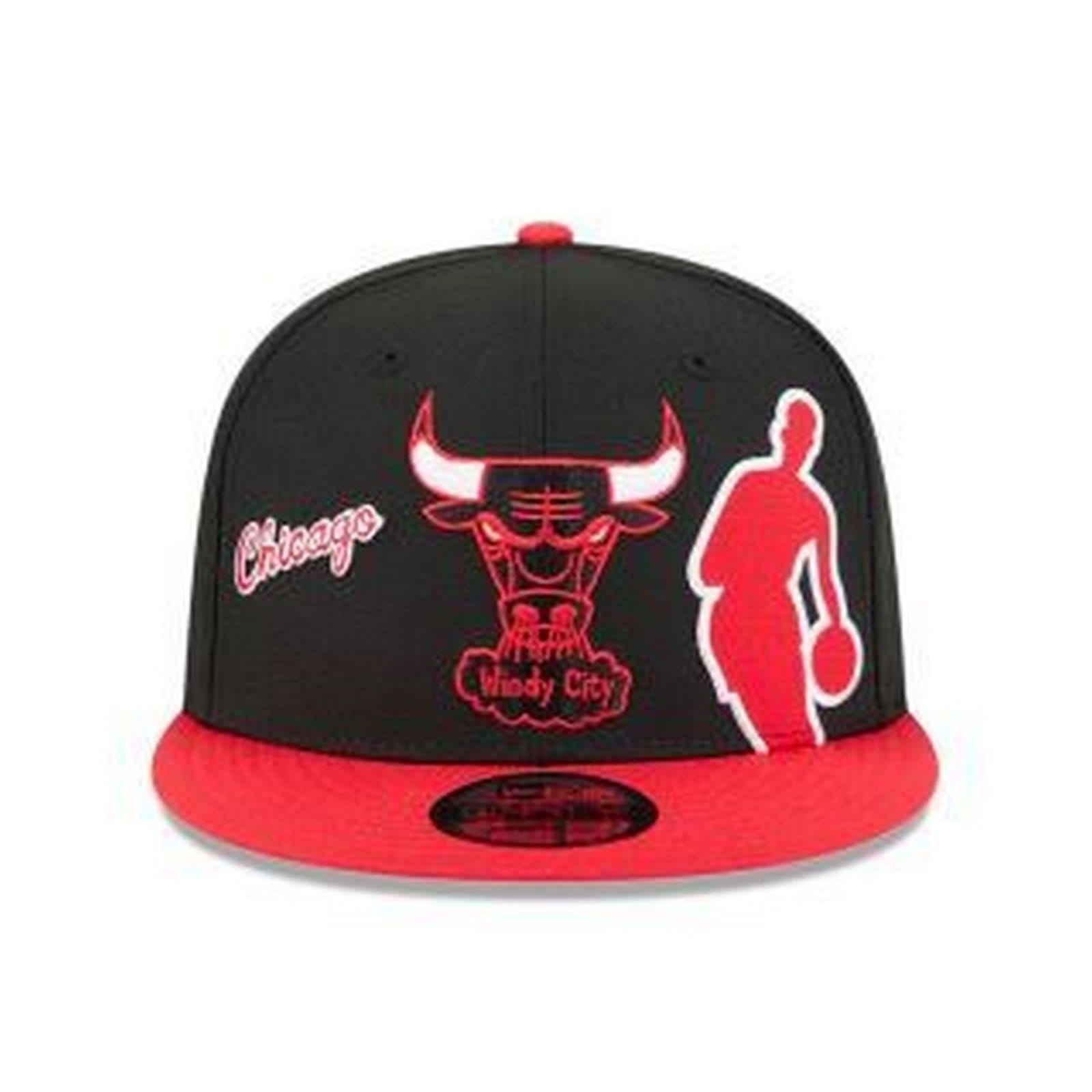 Vista 2 Boné New Era 9FIFTY Chicago Bulls NBA All-Star Game Hardwood Classic new era preto