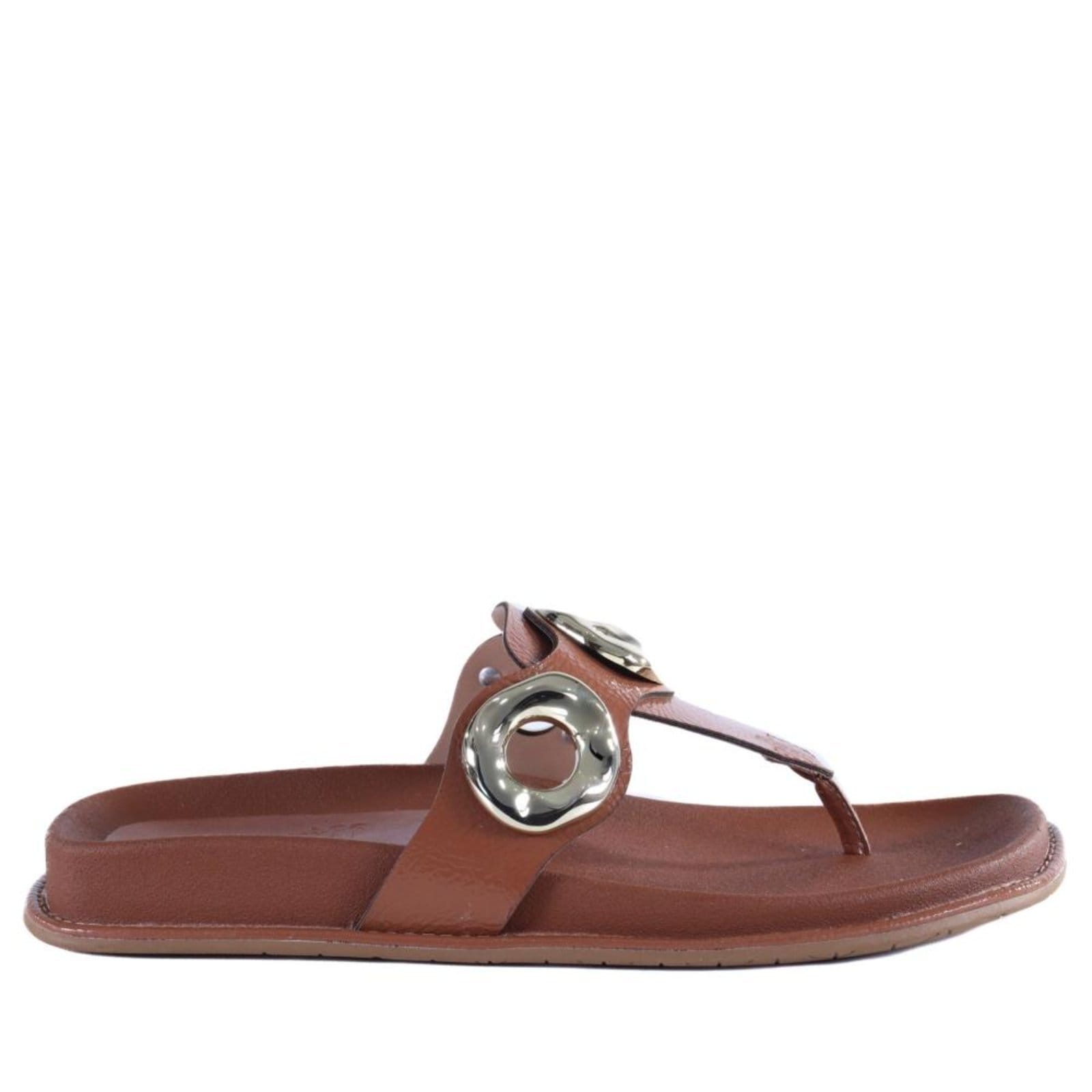 Papete Feminina Zariff 50471-90895 Caramelo