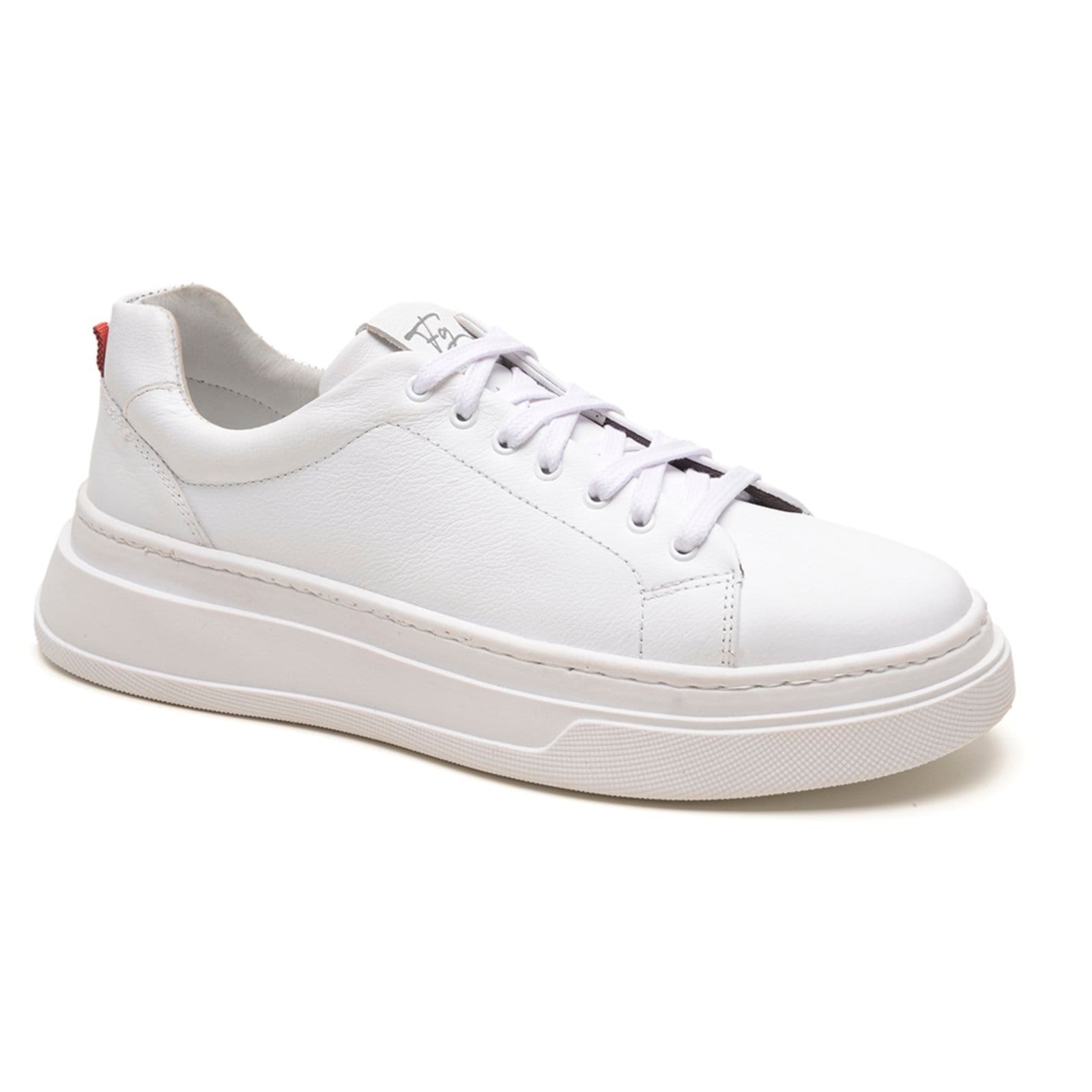 Tênis Masculino Franca Griffe Prime Edition Couro Genuíno Dubai Premium White