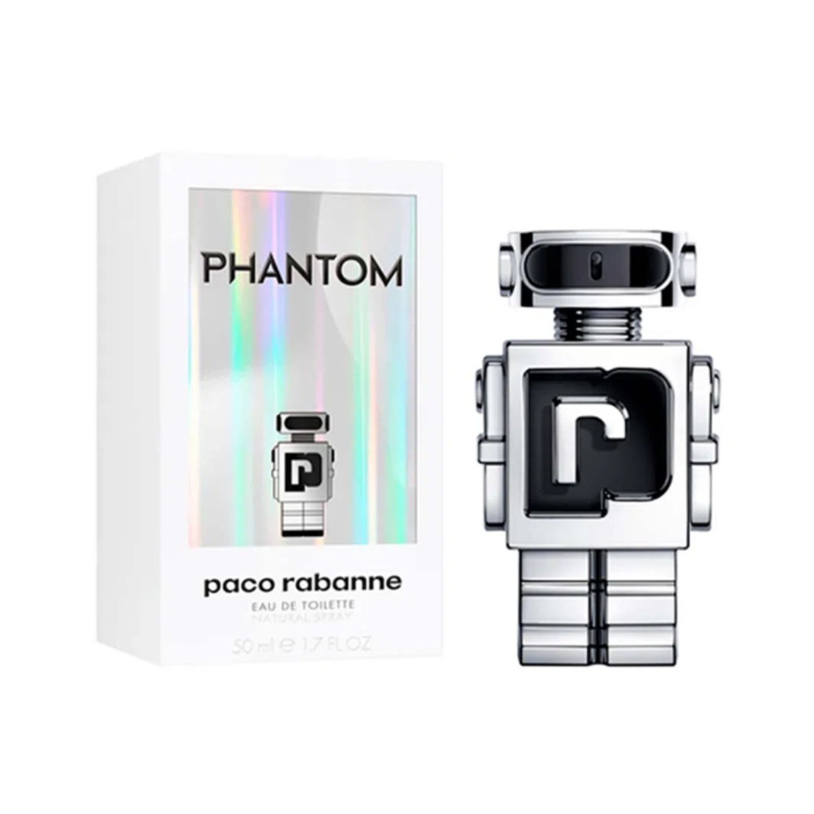 Vista 2 Phantom Paco Rabanne Perfume Masculino Eau de Toilette 50 ml Paco Rabanne incolor