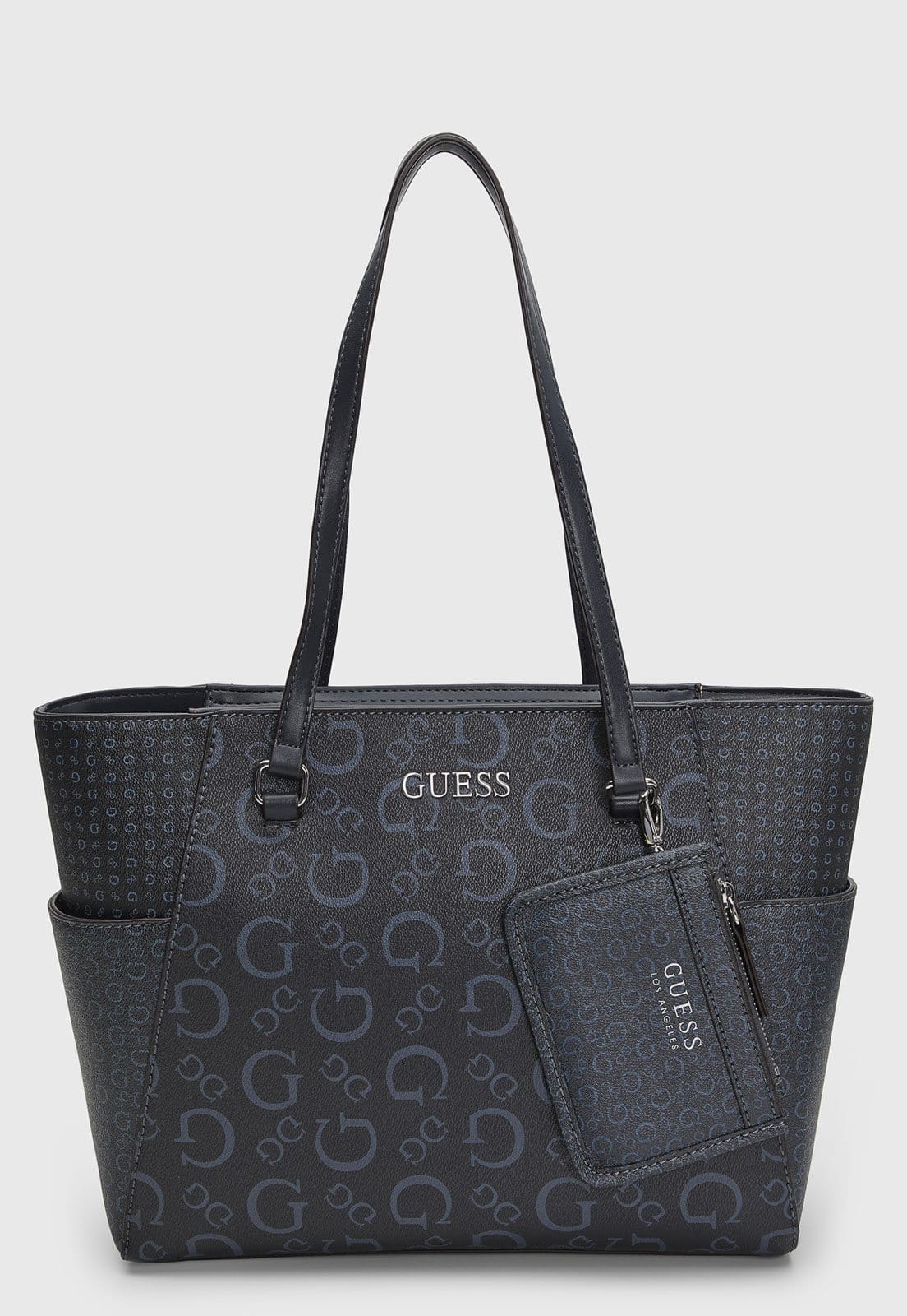 Kit Bolsa e Porta Moedas Feminina Guess Monograma