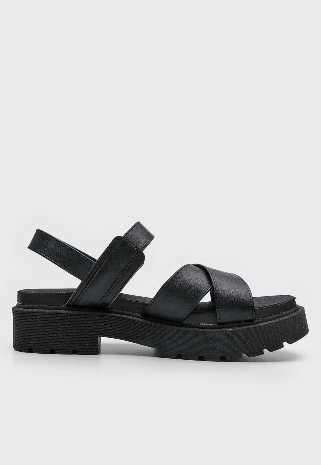 Vista 2 Sandália Vizzano Plataforma Preta VIZZANO preto