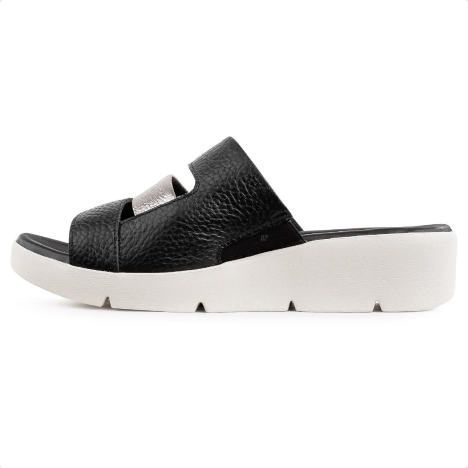 Vista 2 Tamanco Usaflex Plataforma Tiras Feminino Usaflex preto