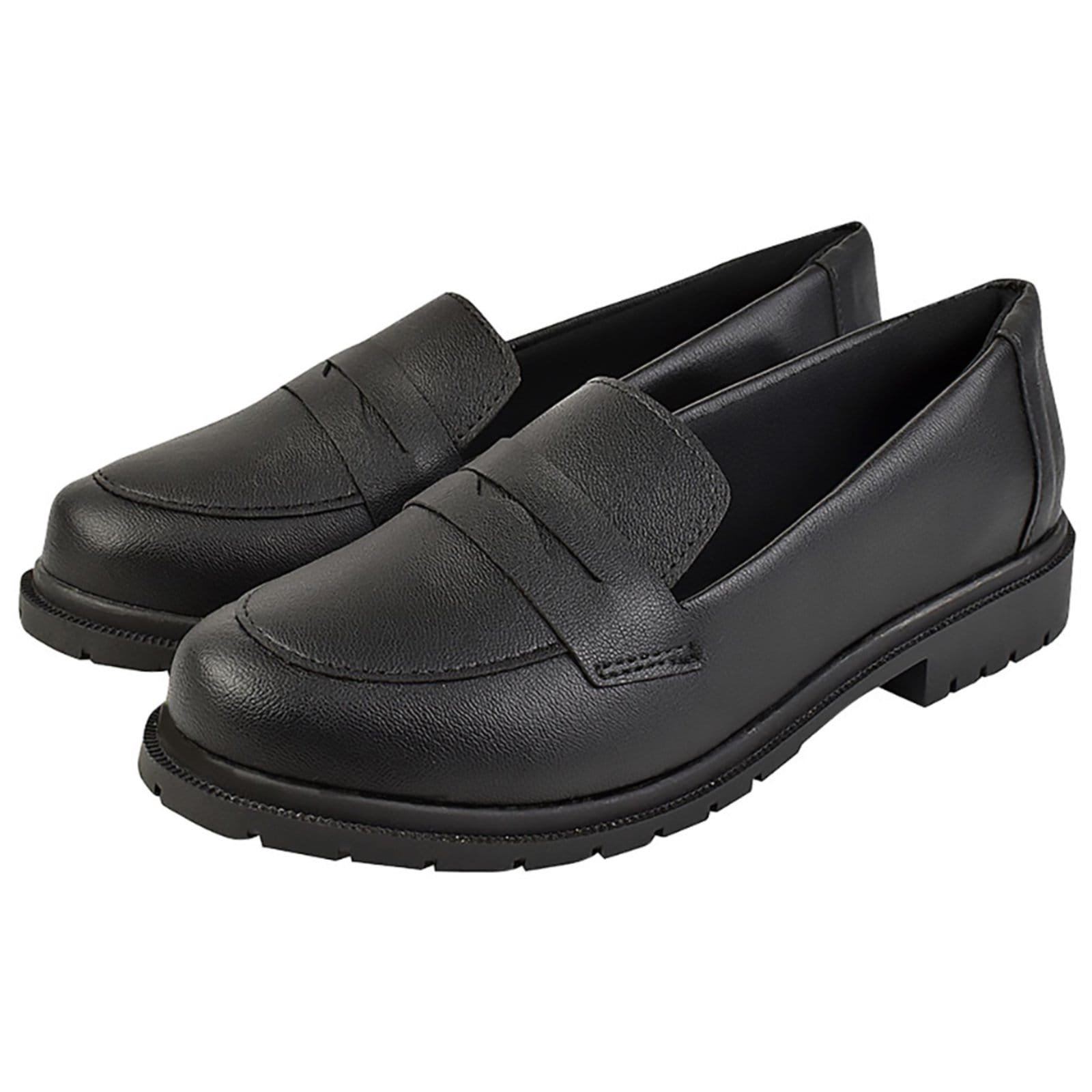 Sapato Feminino Mocassim Tratorado CM Calçados Bico Redondo Confort Oxford