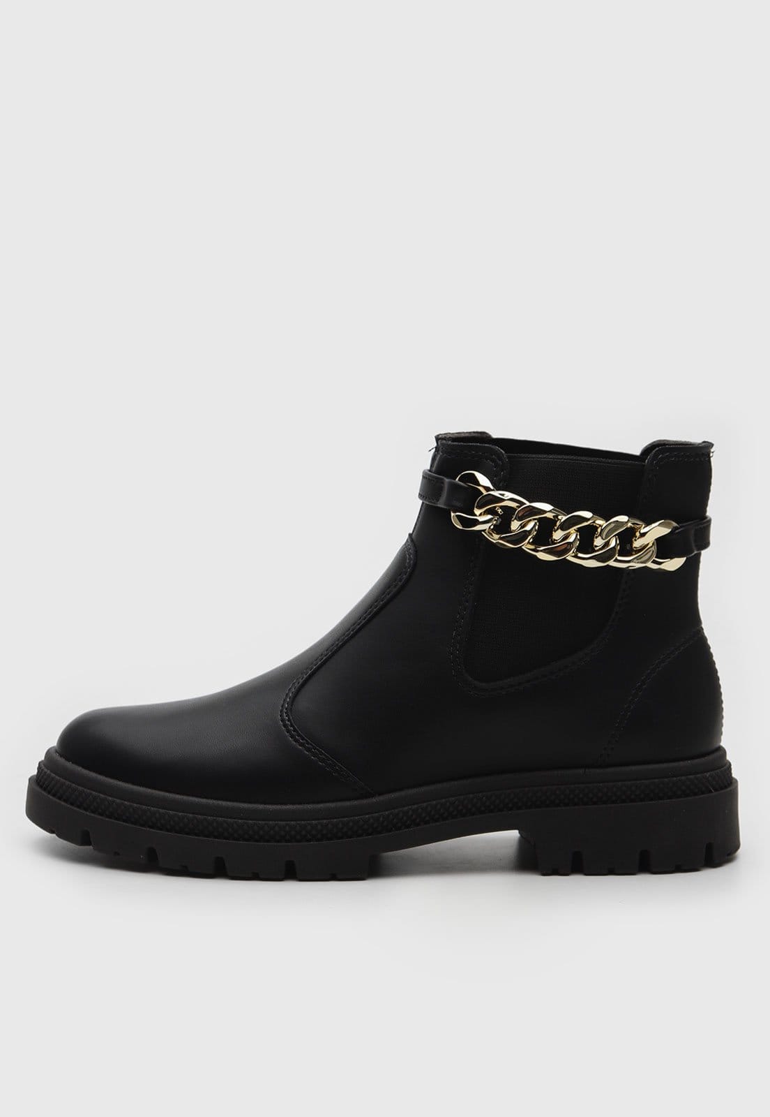 Bota Moleca Cano Baixo Preta