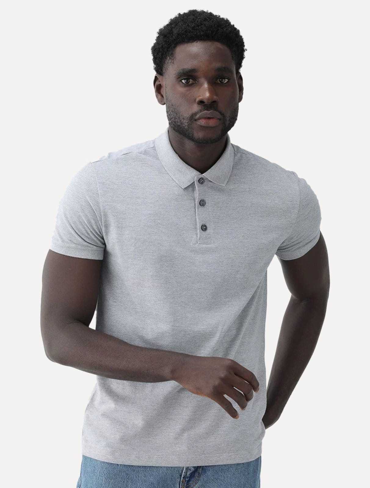 Polo Ellus Masculina Piquet Classic Easa Melange Mescla