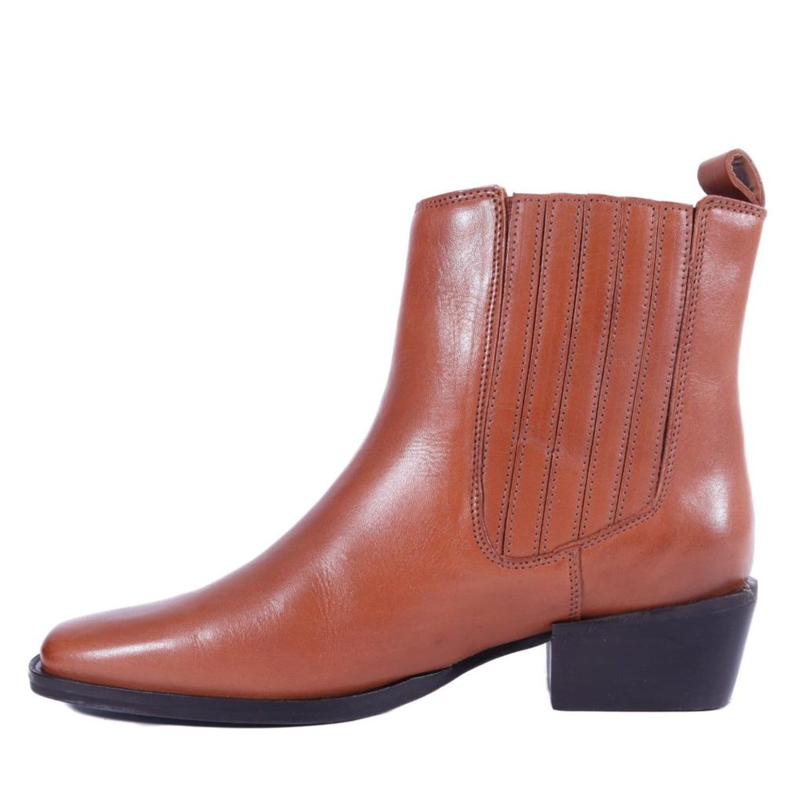 Vista 2 Bota Feminina Zariff Couro 433337 Camel Zariff incolor