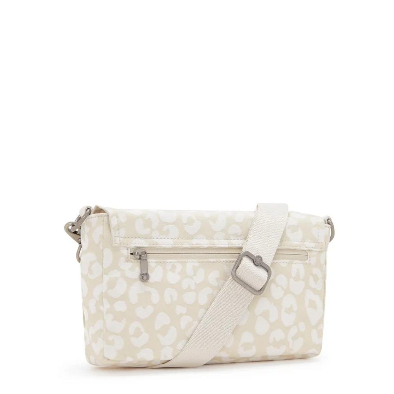 Vista 2 Bolsa Kipling Aras White Cheetah J Kipling bege white