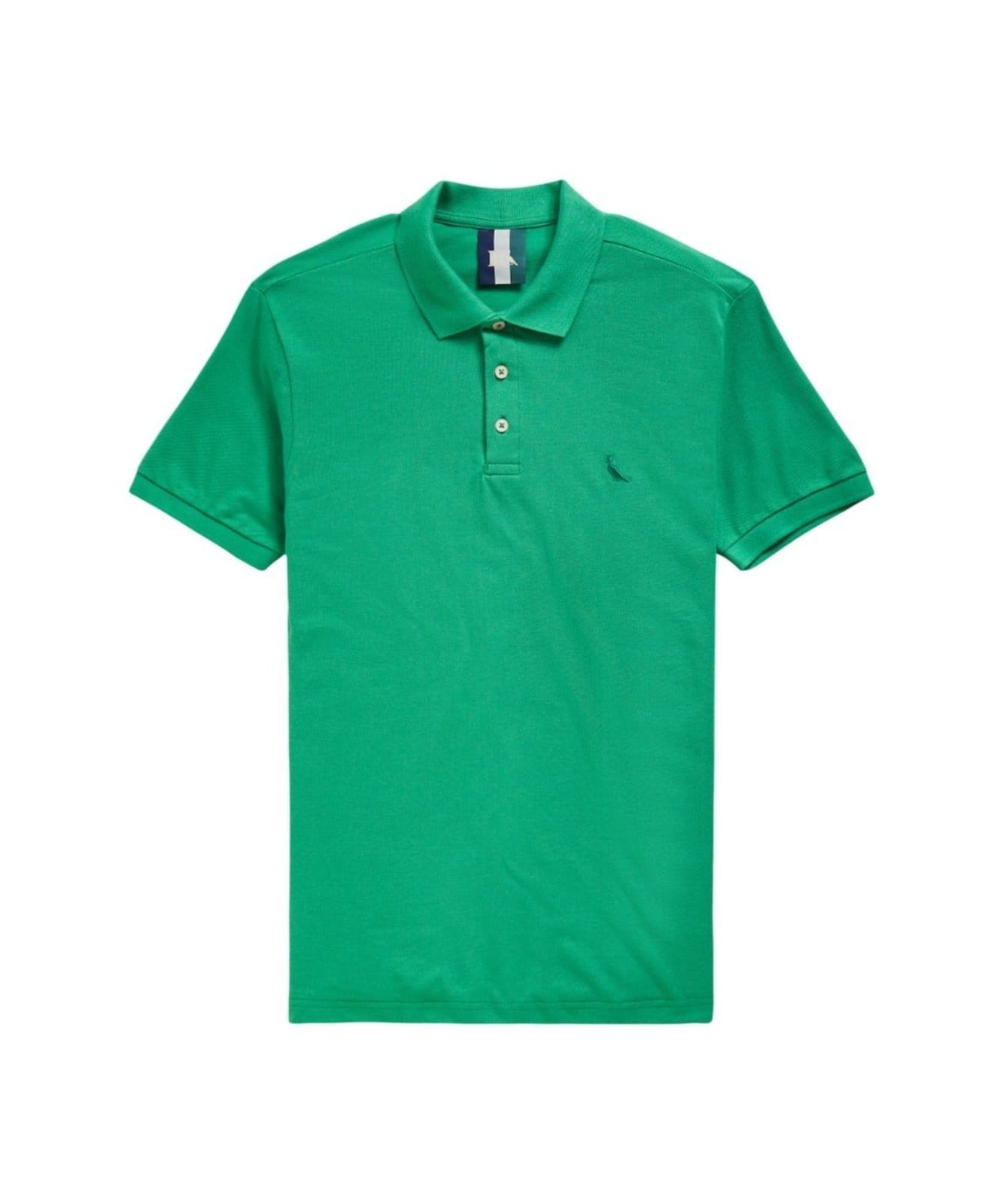 Vista principal Polo Piquet Clássica Reserva verde