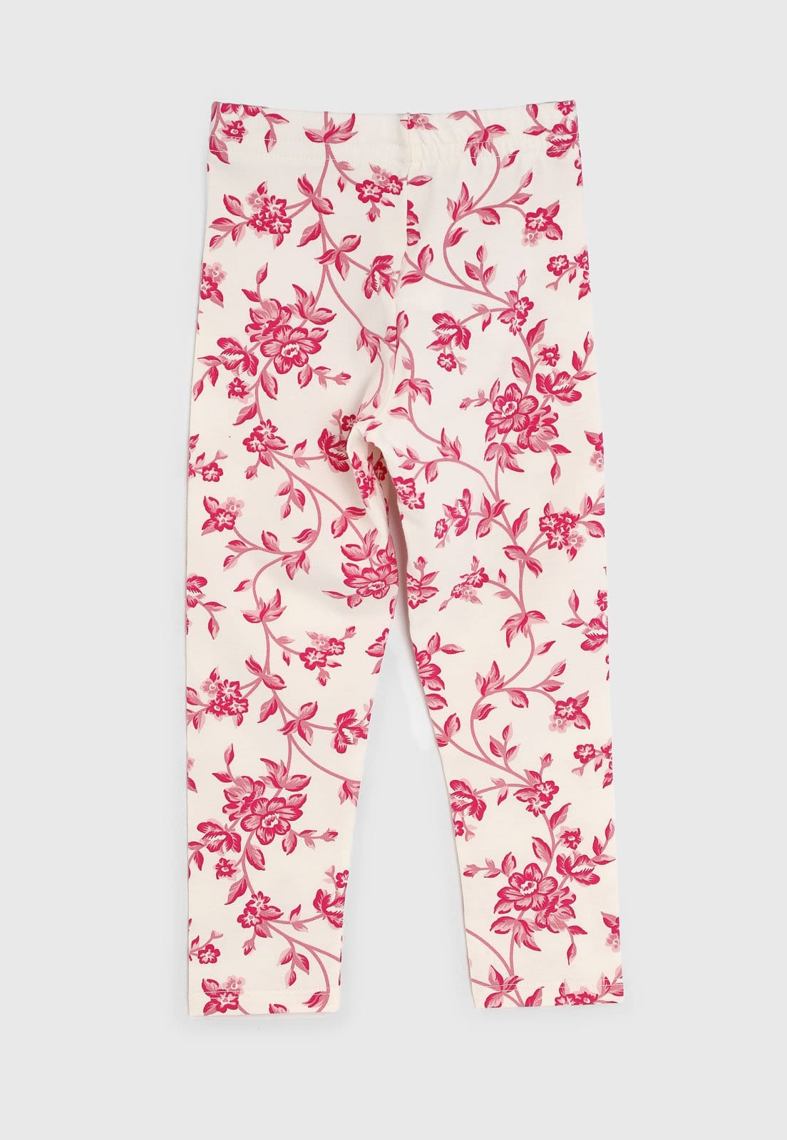 Vista 2 Infantil - Legging Milon Estampa Floral Branca Milon branco