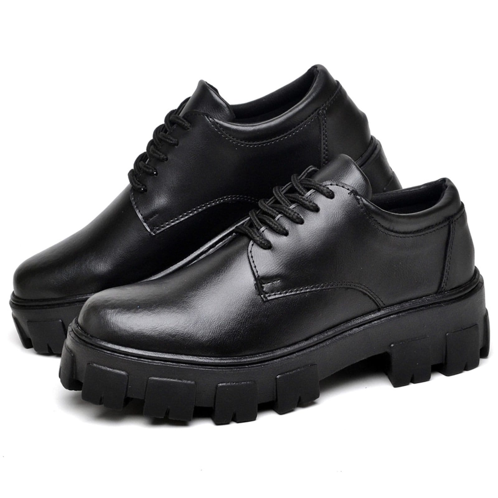 Vista 2 Sapato Mocassim Feminino Okford DUBUY 1410FG DUBUY preto