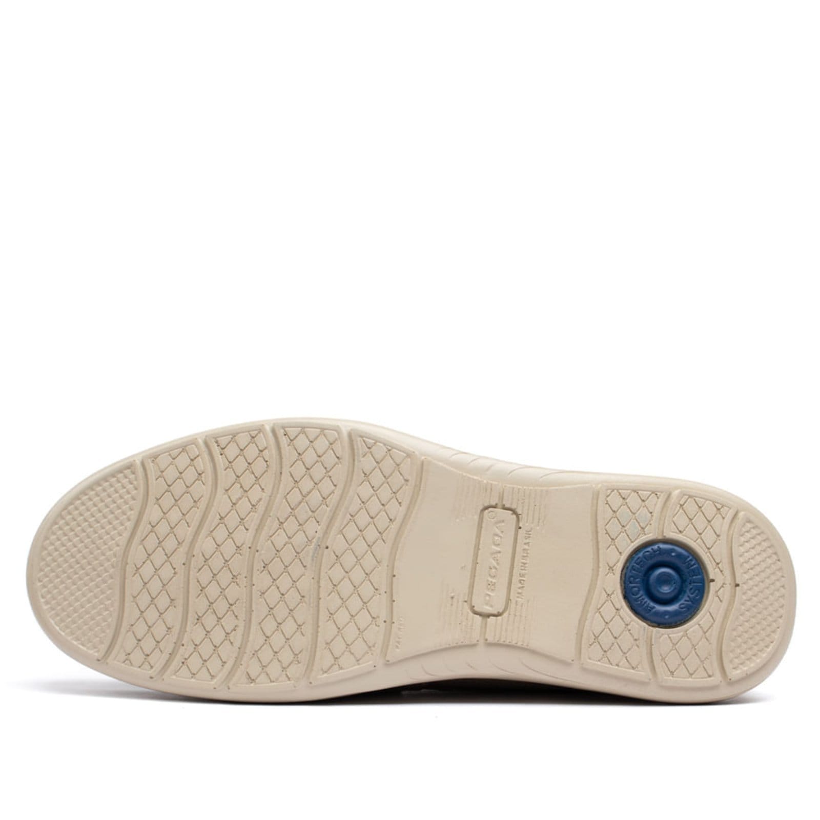 Vista 2 Mocassim Masculino Pegada Navale em Couro Areia PEGADA bege