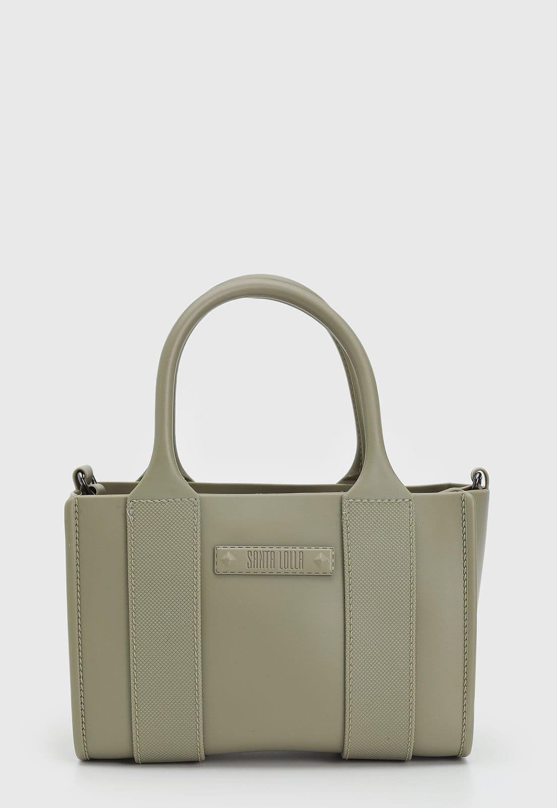 Bolsa Média Feminina Santa Lolla Alça Transversal Oliva